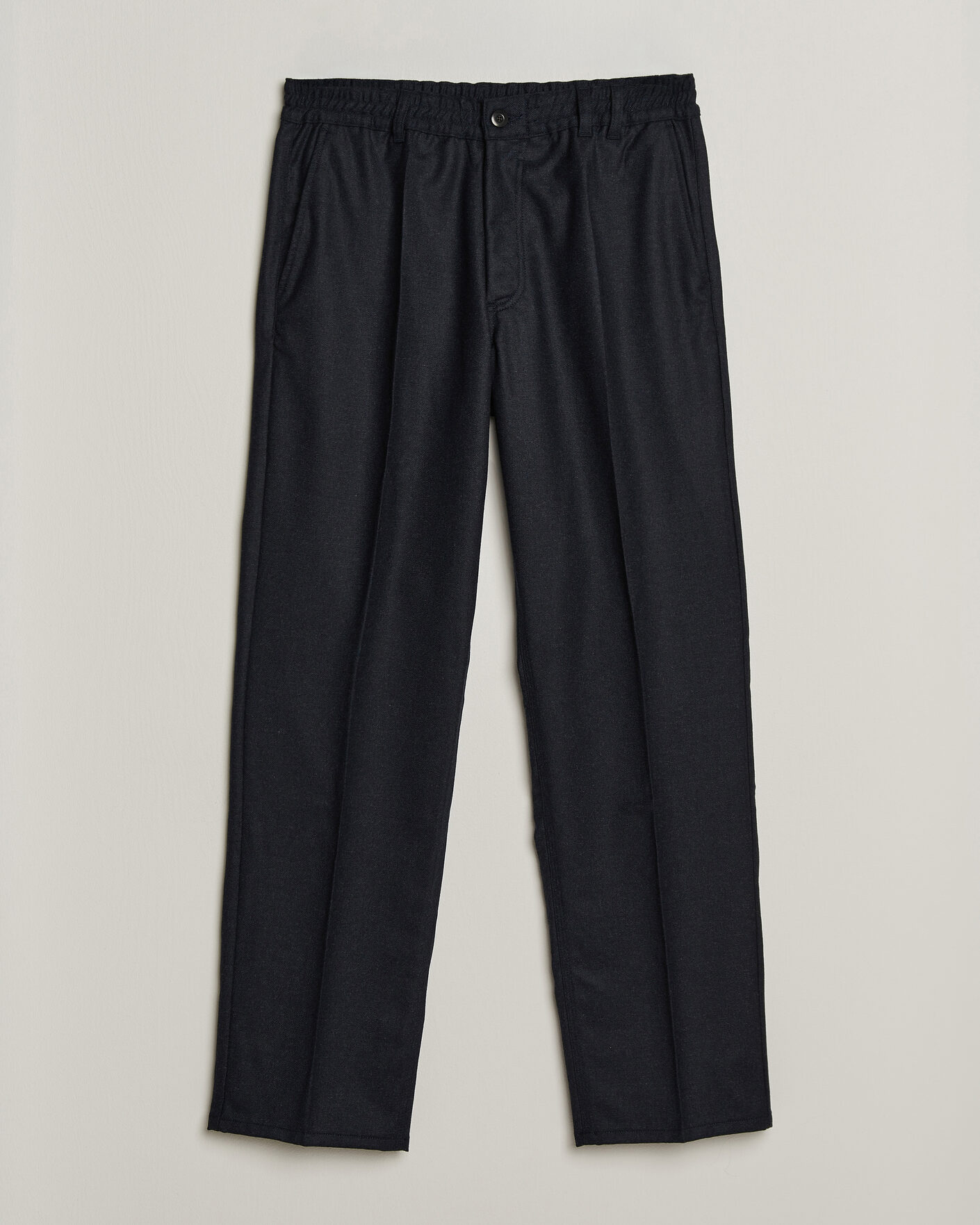 Men | Trousers | Forét | Clay Wool Pants Navy