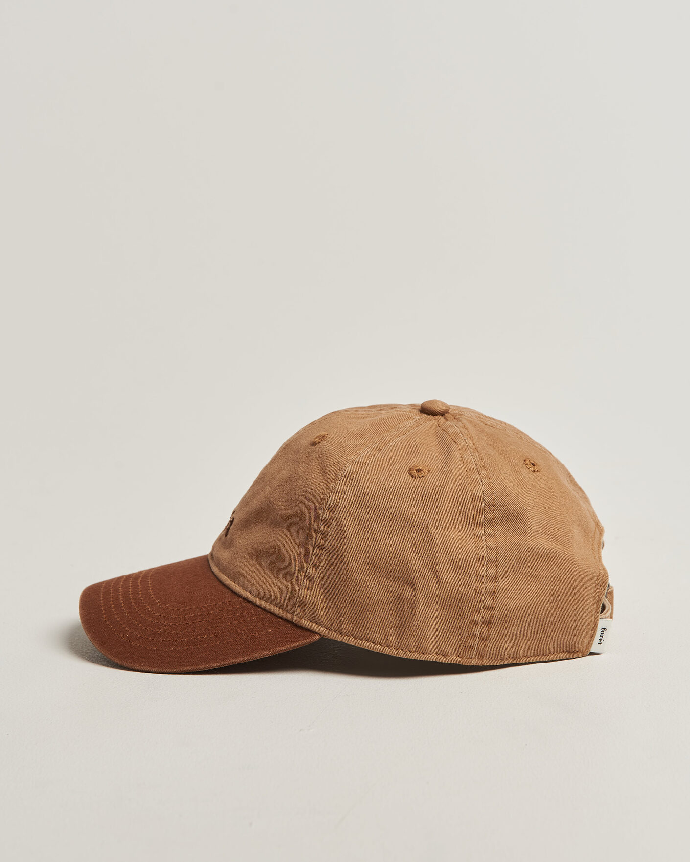 Forét Hawk Washed 2-Tone Cap Khaki/Brown at CareOfCarl.com