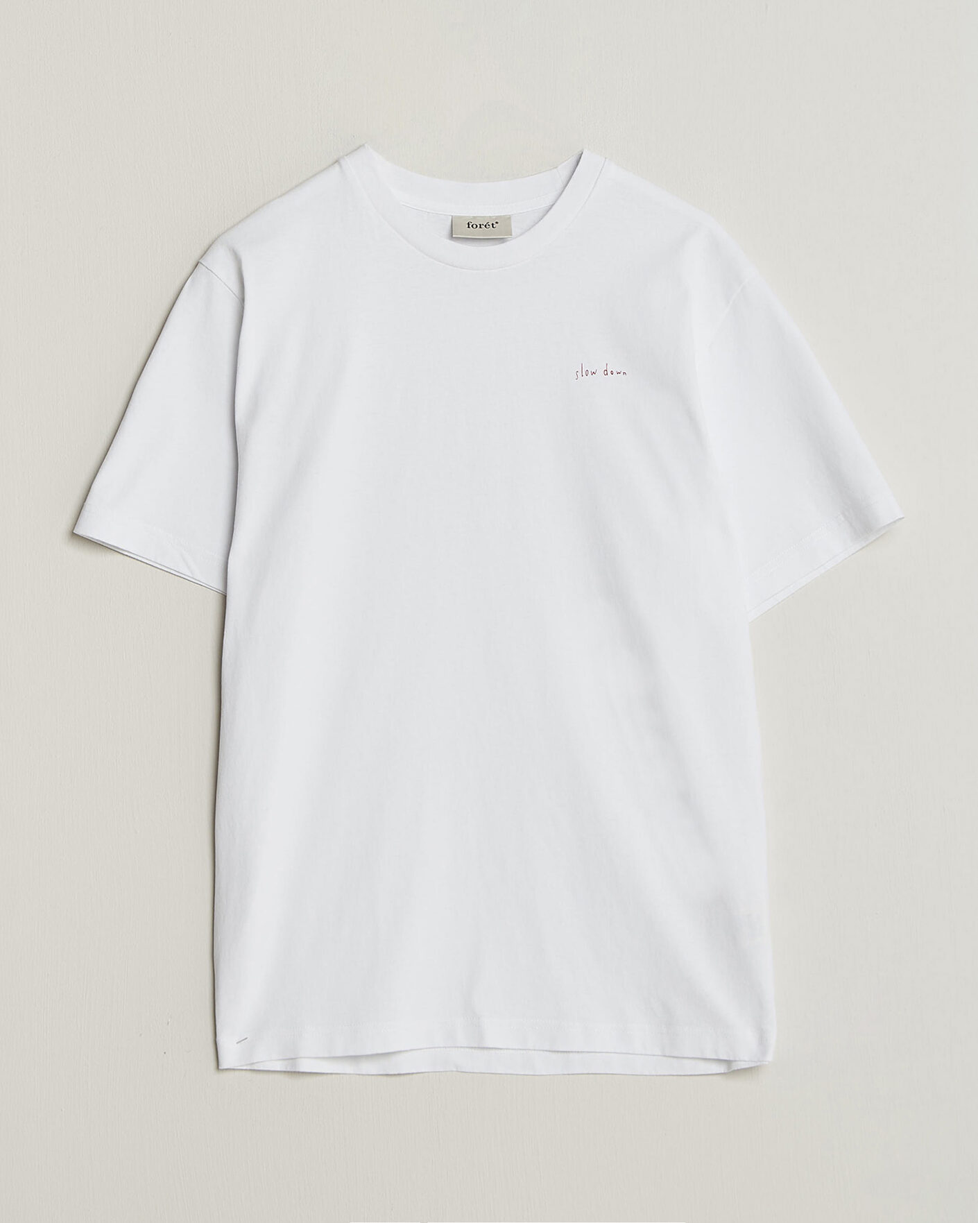 Men | T-Shirts | Forét | Haze T-Shirt White