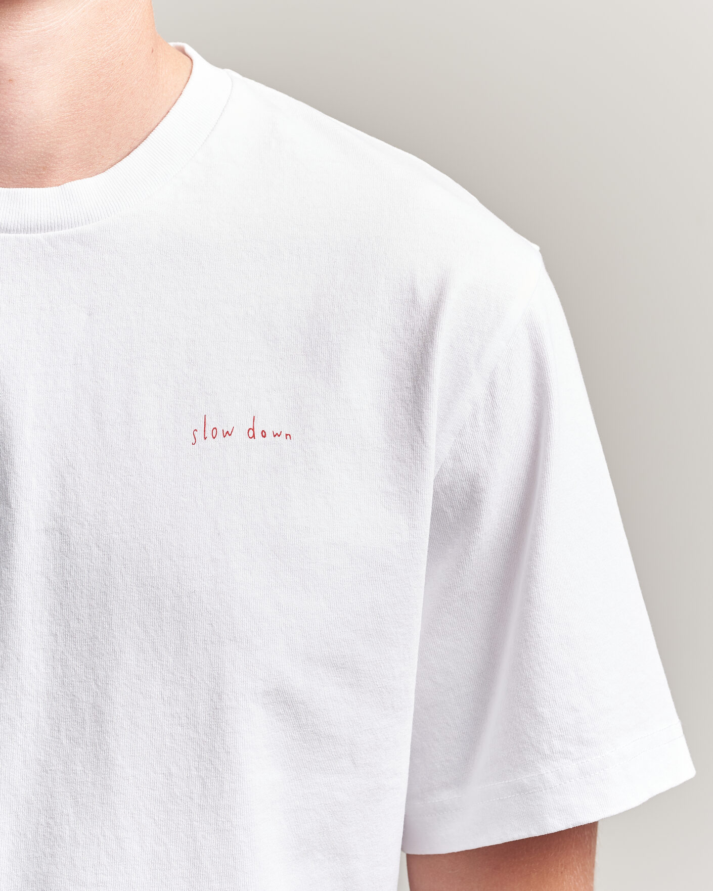 Men | T-Shirts | Forét | Haze T-Shirt White