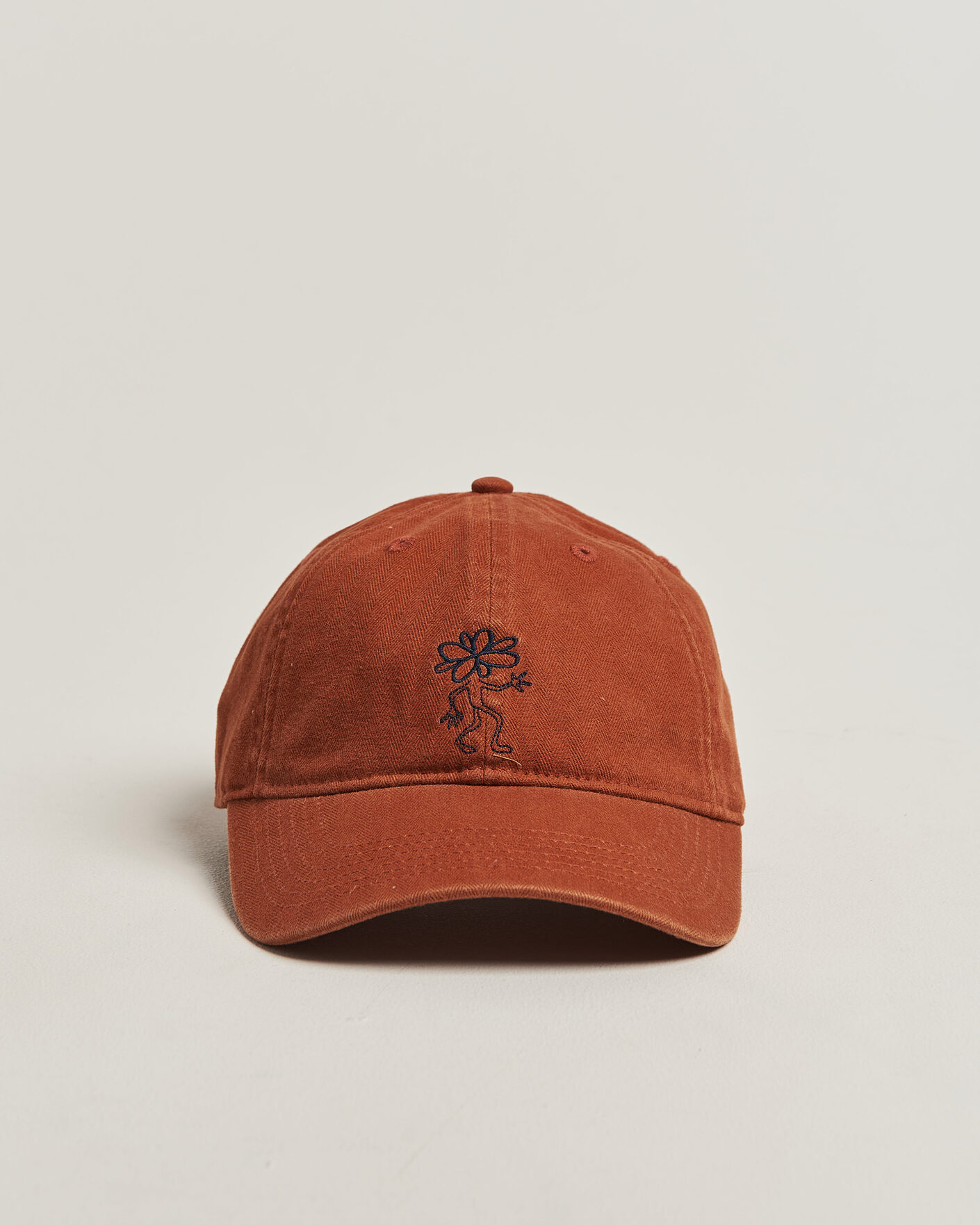 Forét Tree Washed Herringbone Cap Brown at CareOfCarl.com