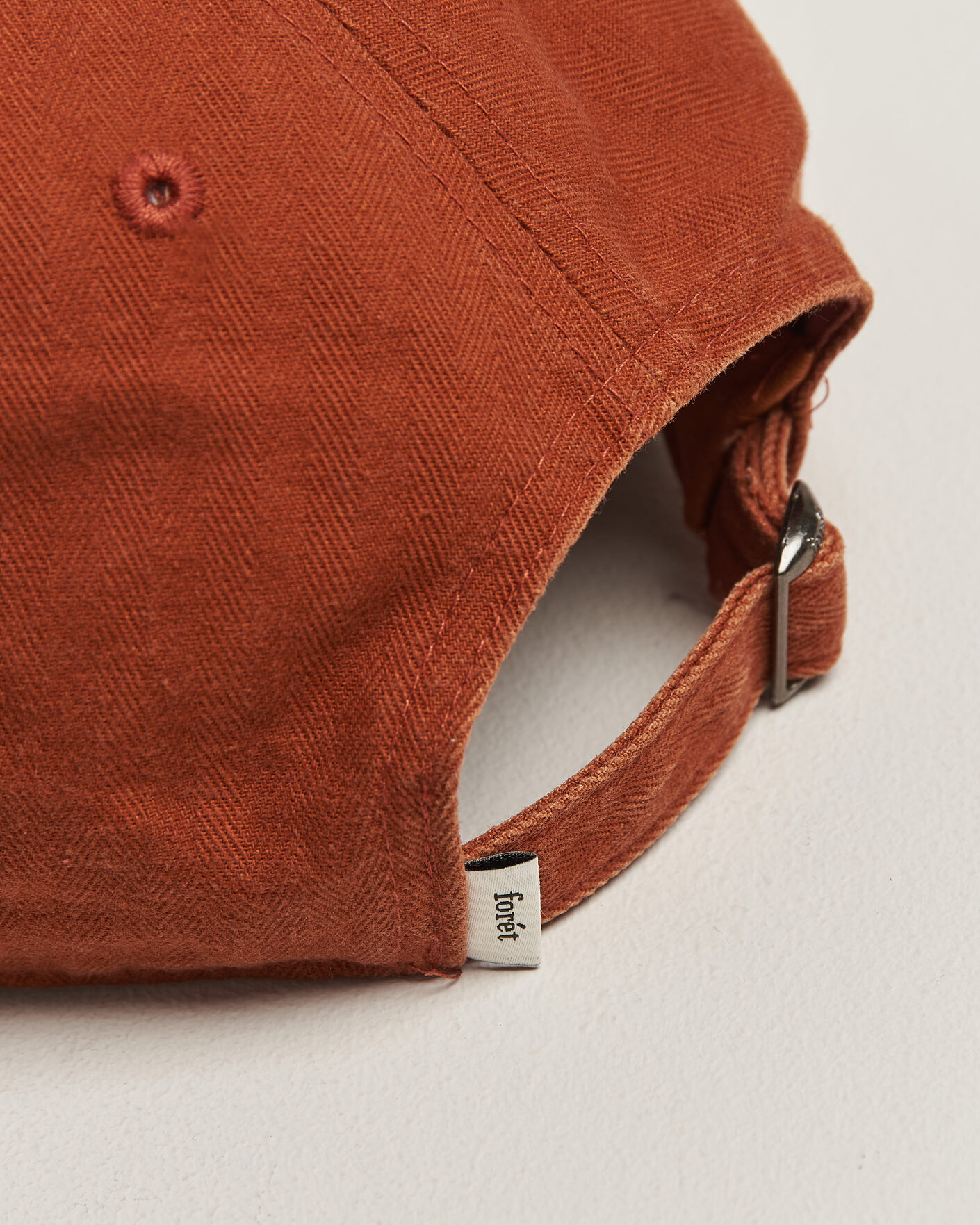 Men | Hats & Caps | Forét | Tree Washed Herringbone Cap Brown