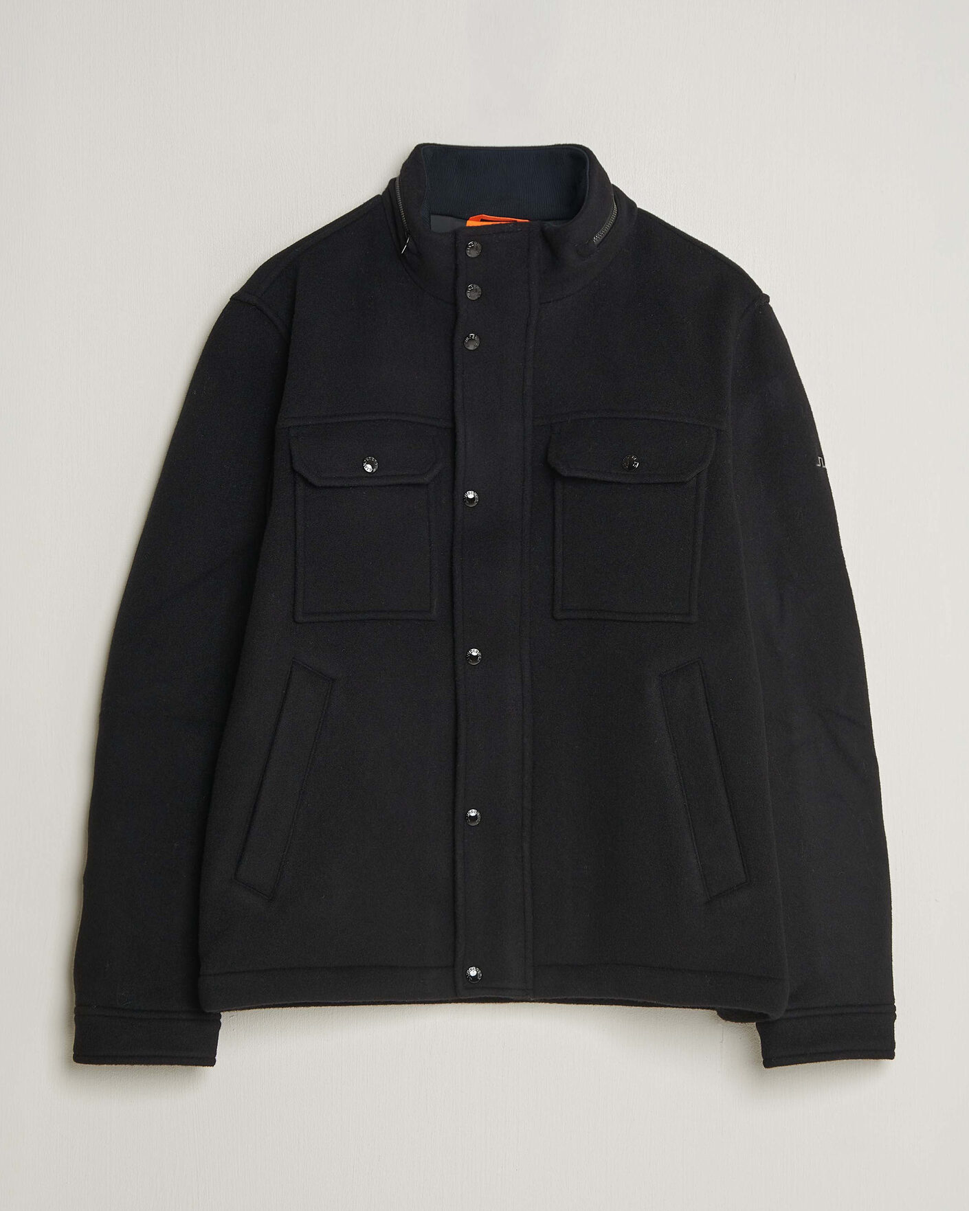 Men | Coats & Jackets | J.Lindeberg | Bailey Wool Field Jacket Black