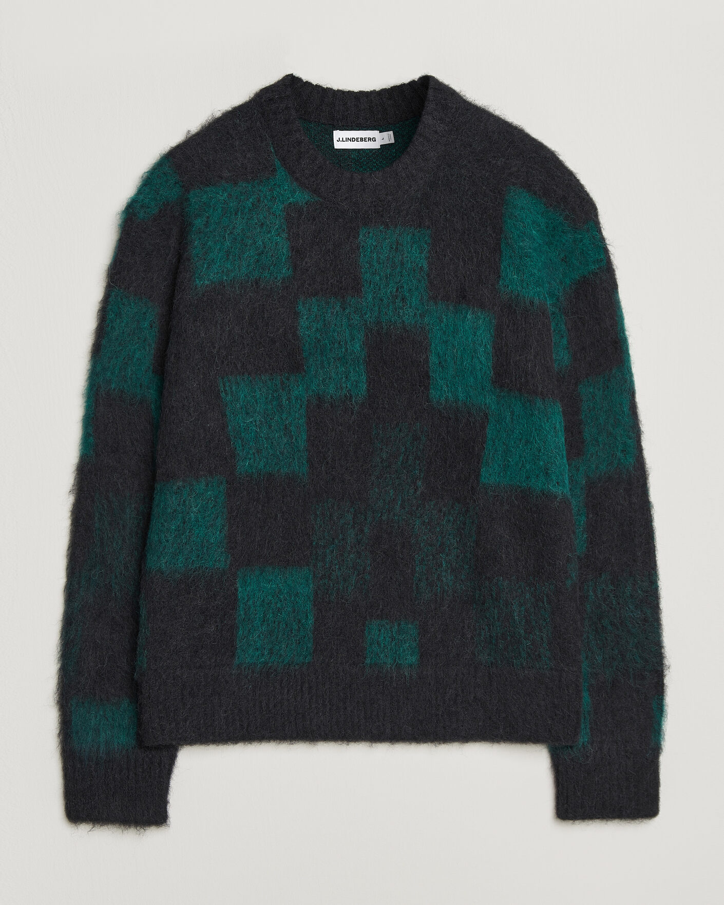 Men | Sweaters & Knitwear | J.Lindeberg | Hank Graphic Knitted Sweater Forest Biome