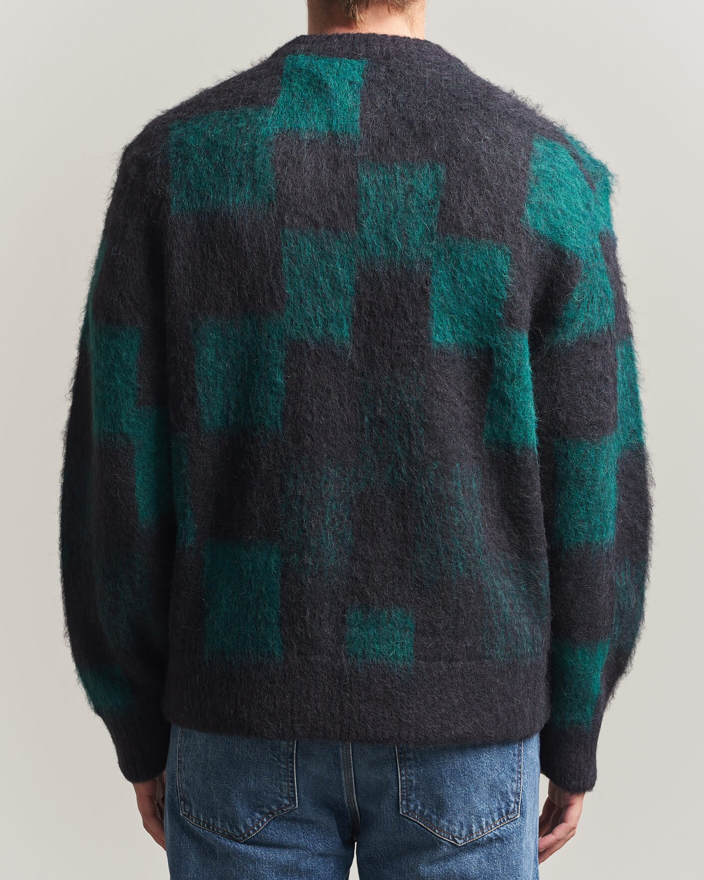 Men | Sweaters & Knitwear | J.Lindeberg | Hank Graphic Knitted Sweater Forest Biome
