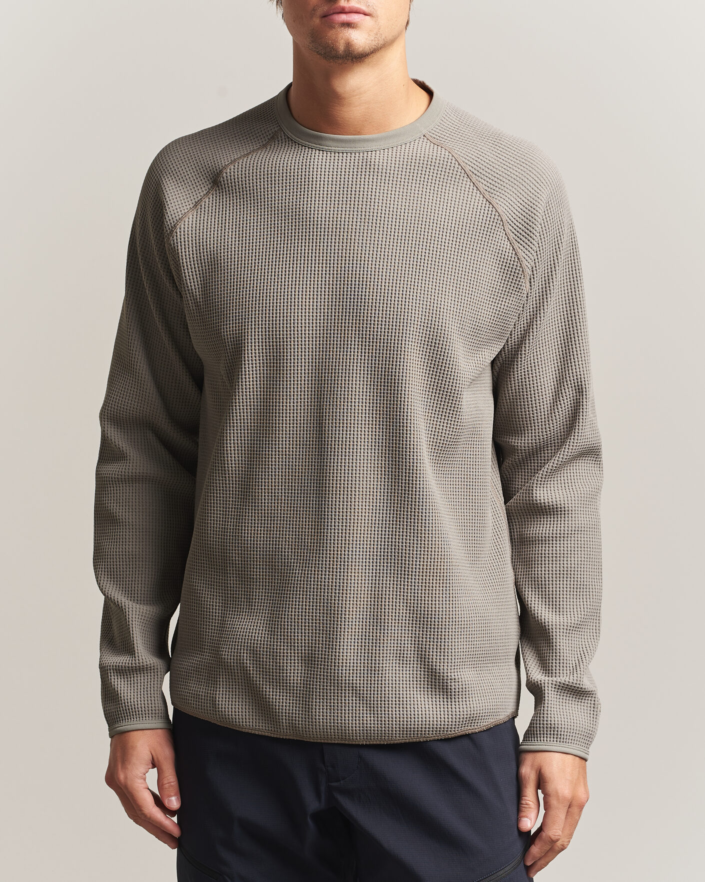 Men | T-Shirts | Goldwin | WF Light Long Sleeve T-Shirt Arid Beige