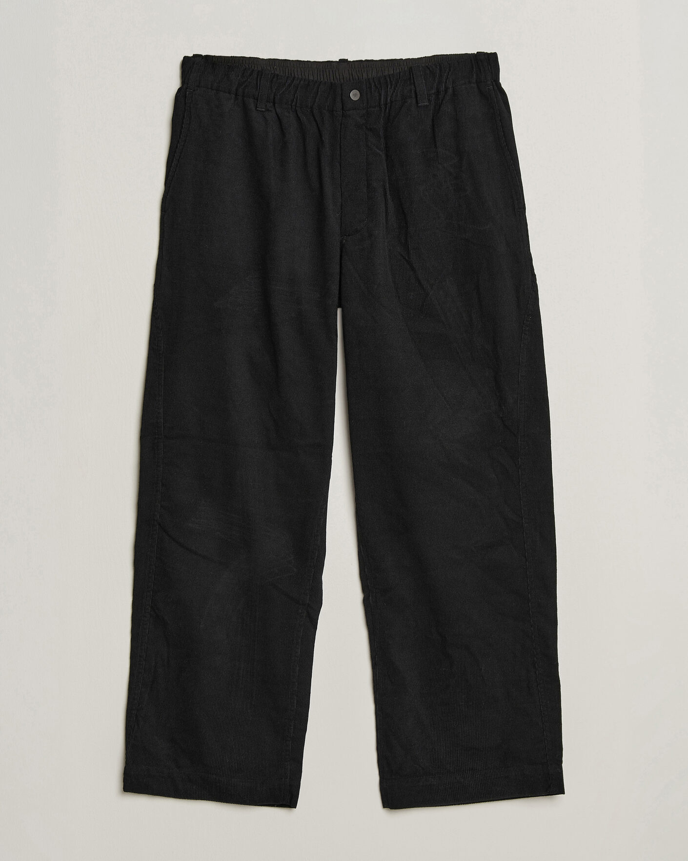 Men | Trousers | Goldwin | Corduroy Straight Pants Black