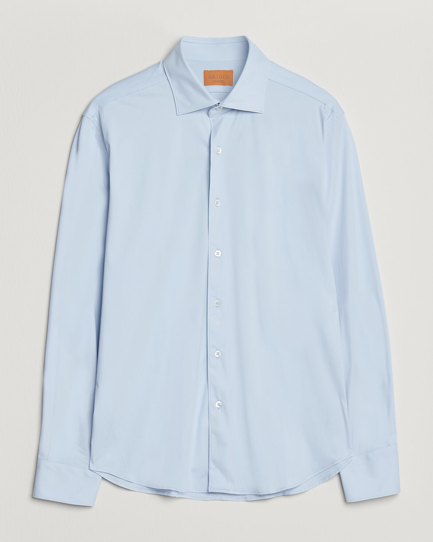 Men | Shirts | Grigio | Jersey Shirt Light Blue
