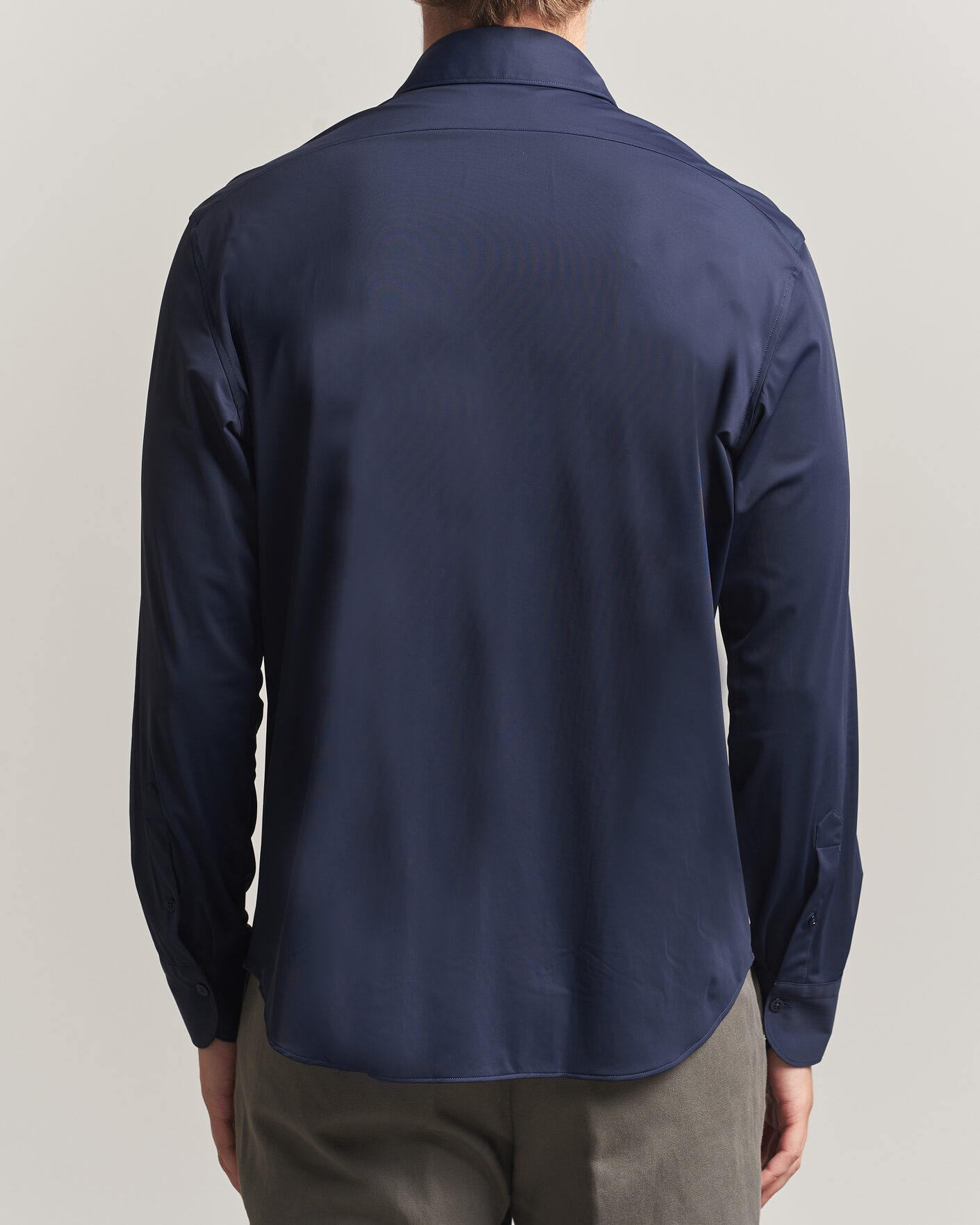 Men | Shirts | Grigio | Jersey Shirt Navy