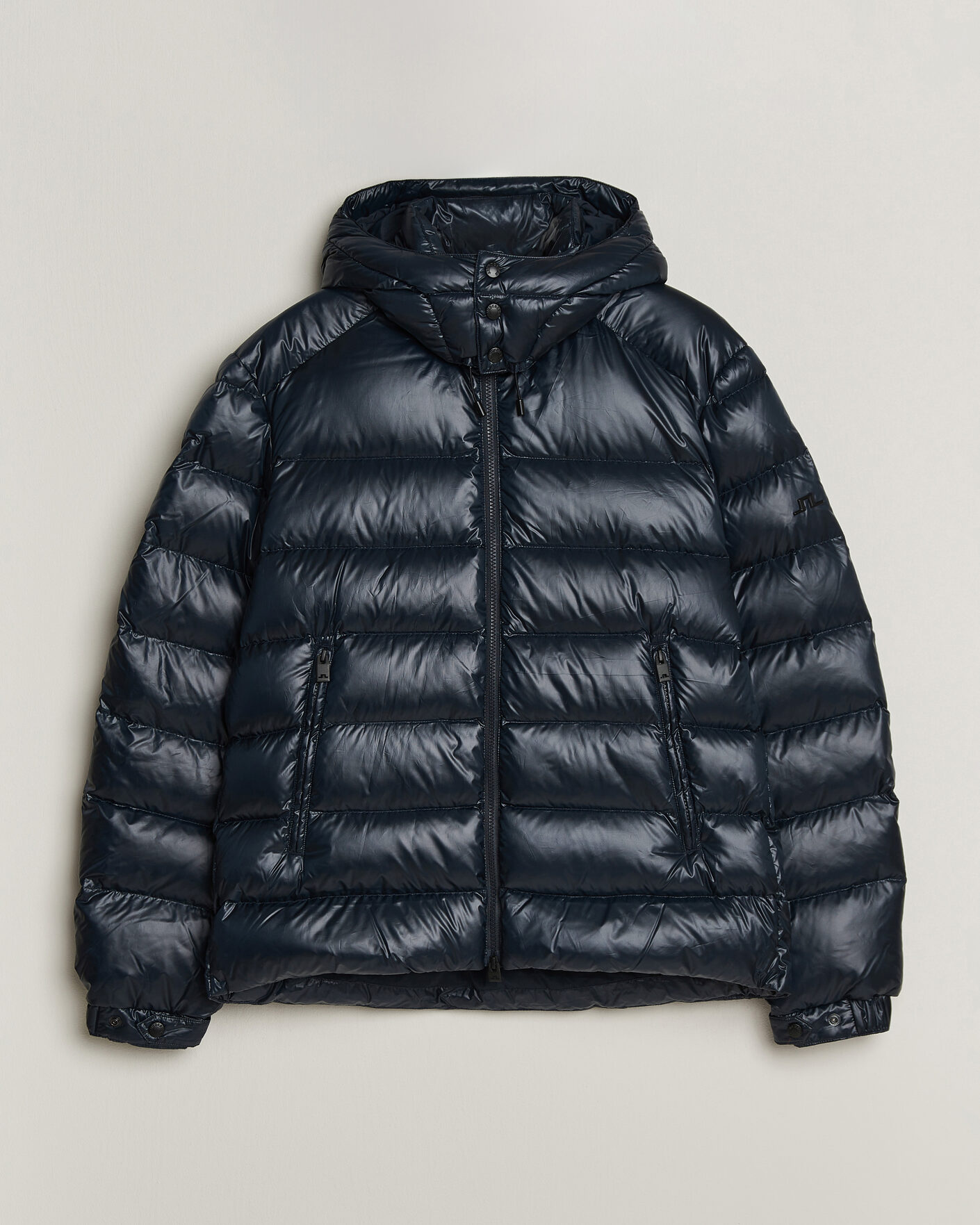 Men | Coats & Jackets | J.Lindeberg | Creek Light Hooded Down Jacket JL Navy