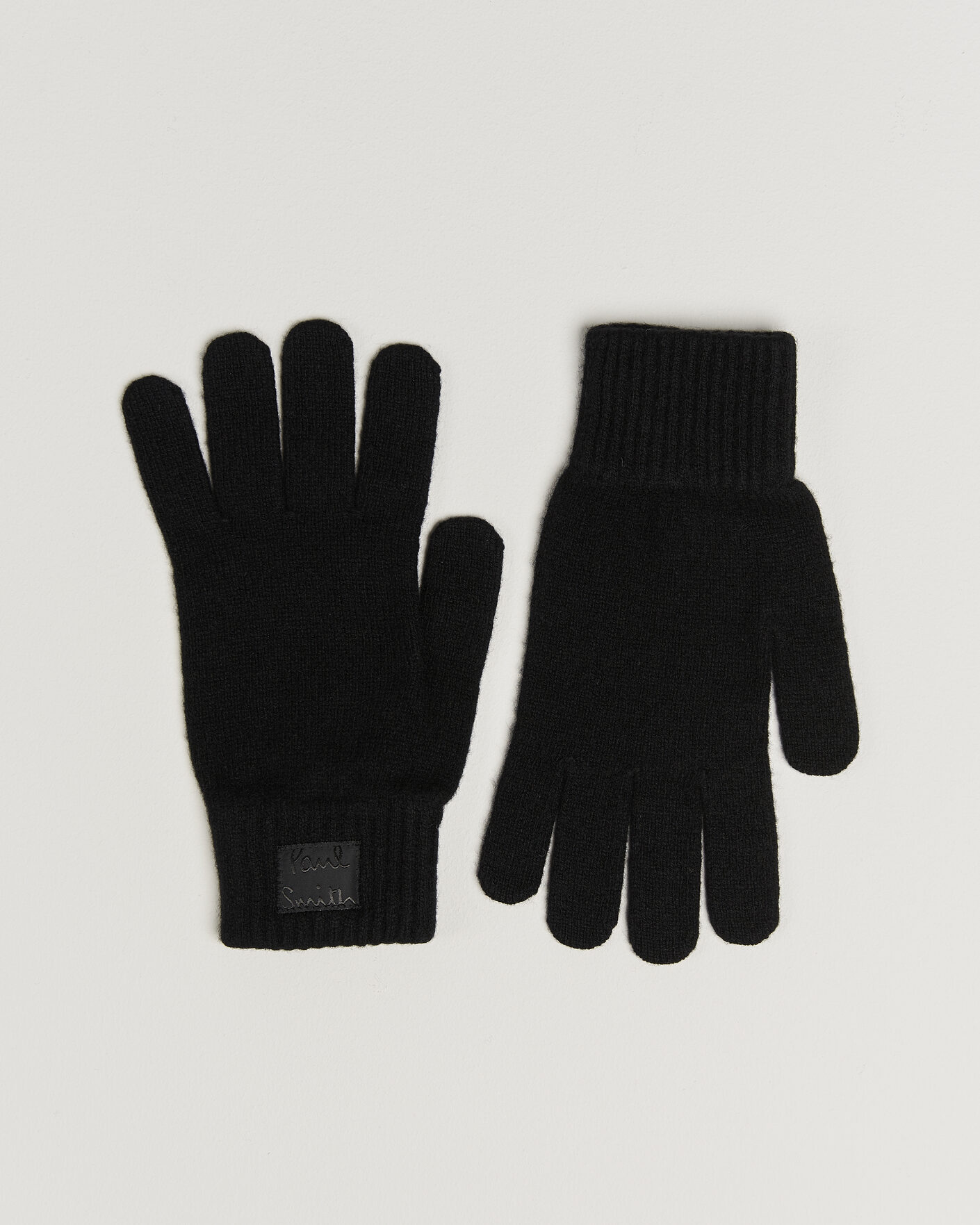 Men | Gloves | Paul Smith | Cashmere Glove Black