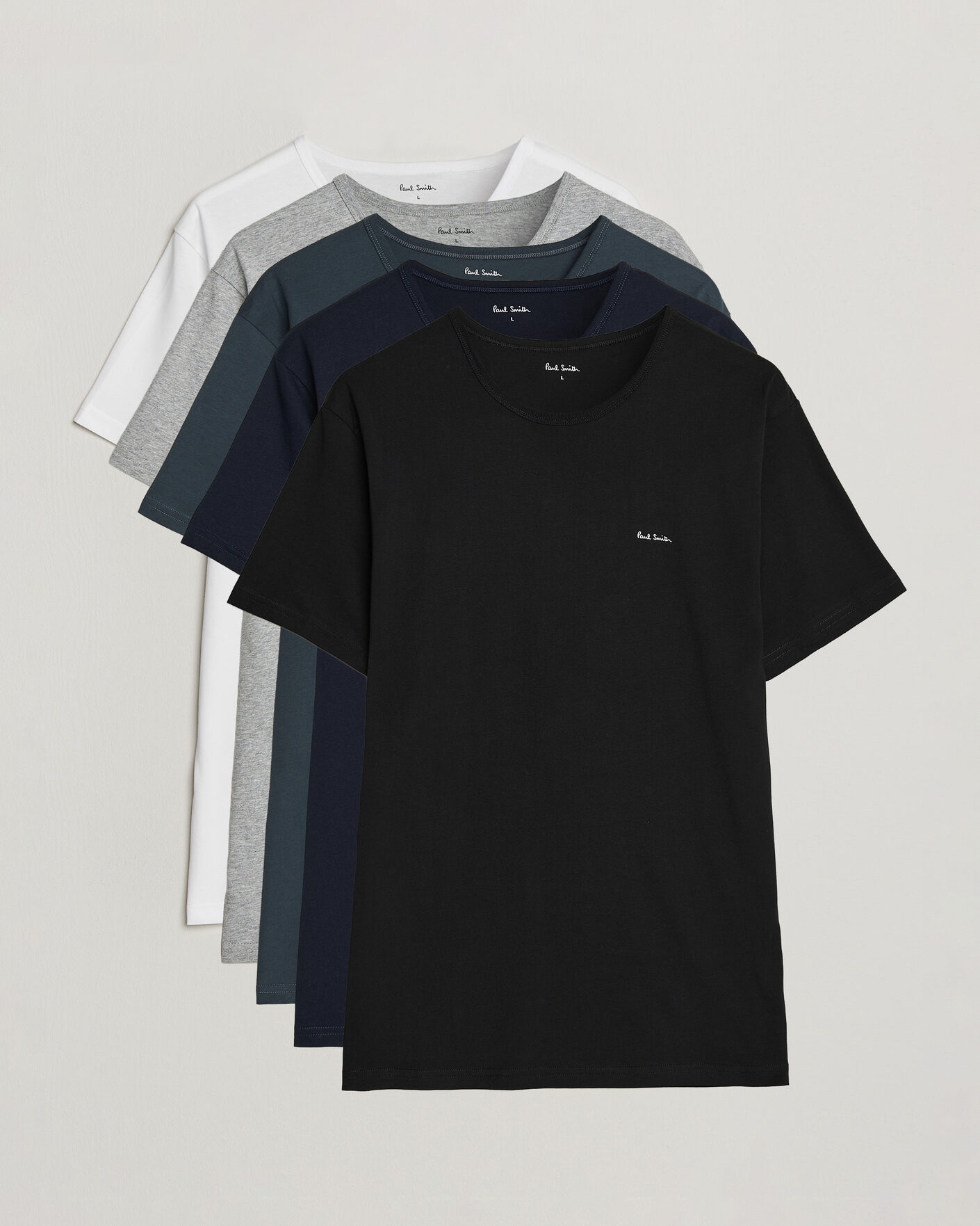 Men | T-Shirts | Paul Smith | 5-Pack Crew Neck T-Shirt Multi