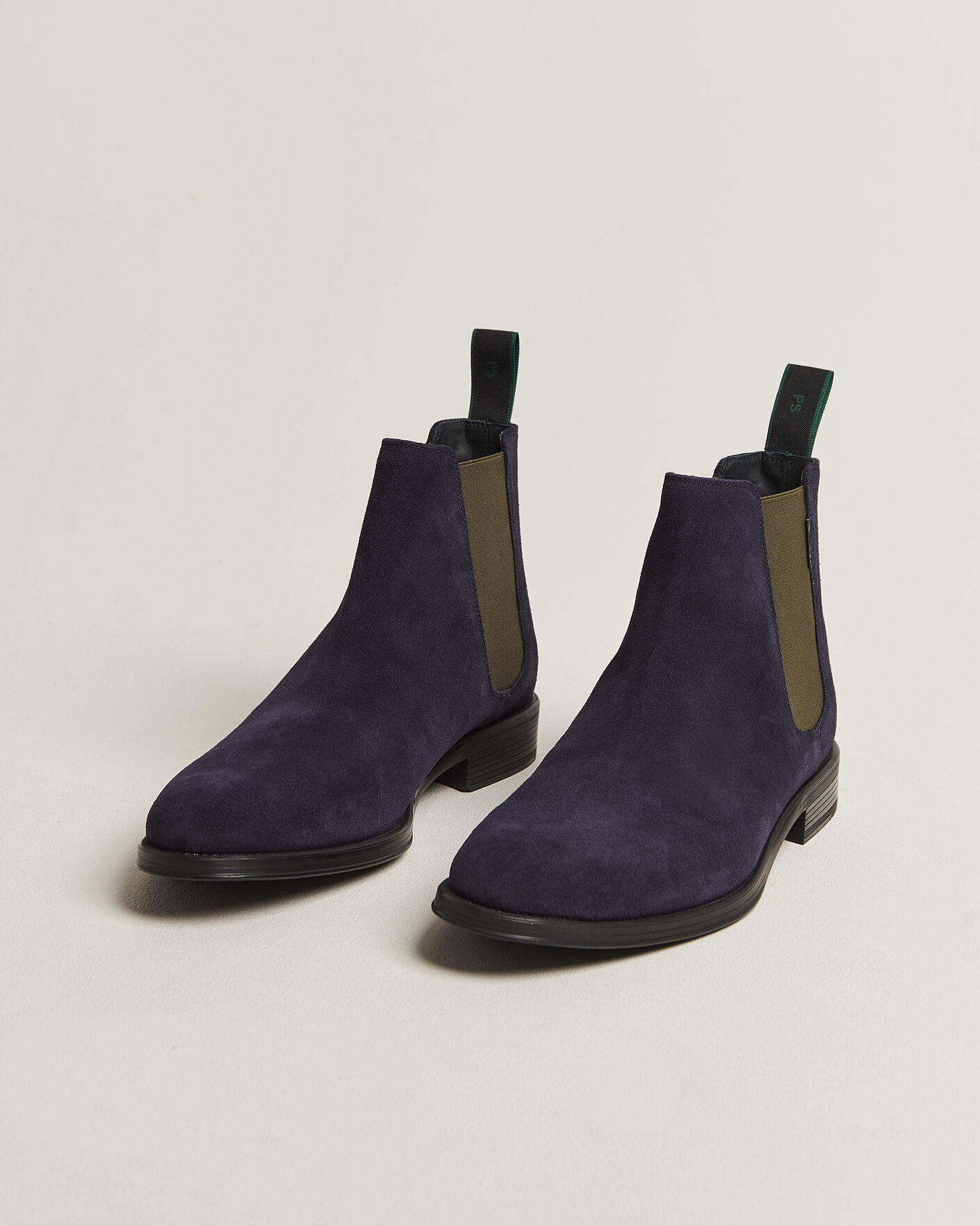 Men | Boots | PS Paul Smith | Augustus Suede Chelsea Boot Dark Navy