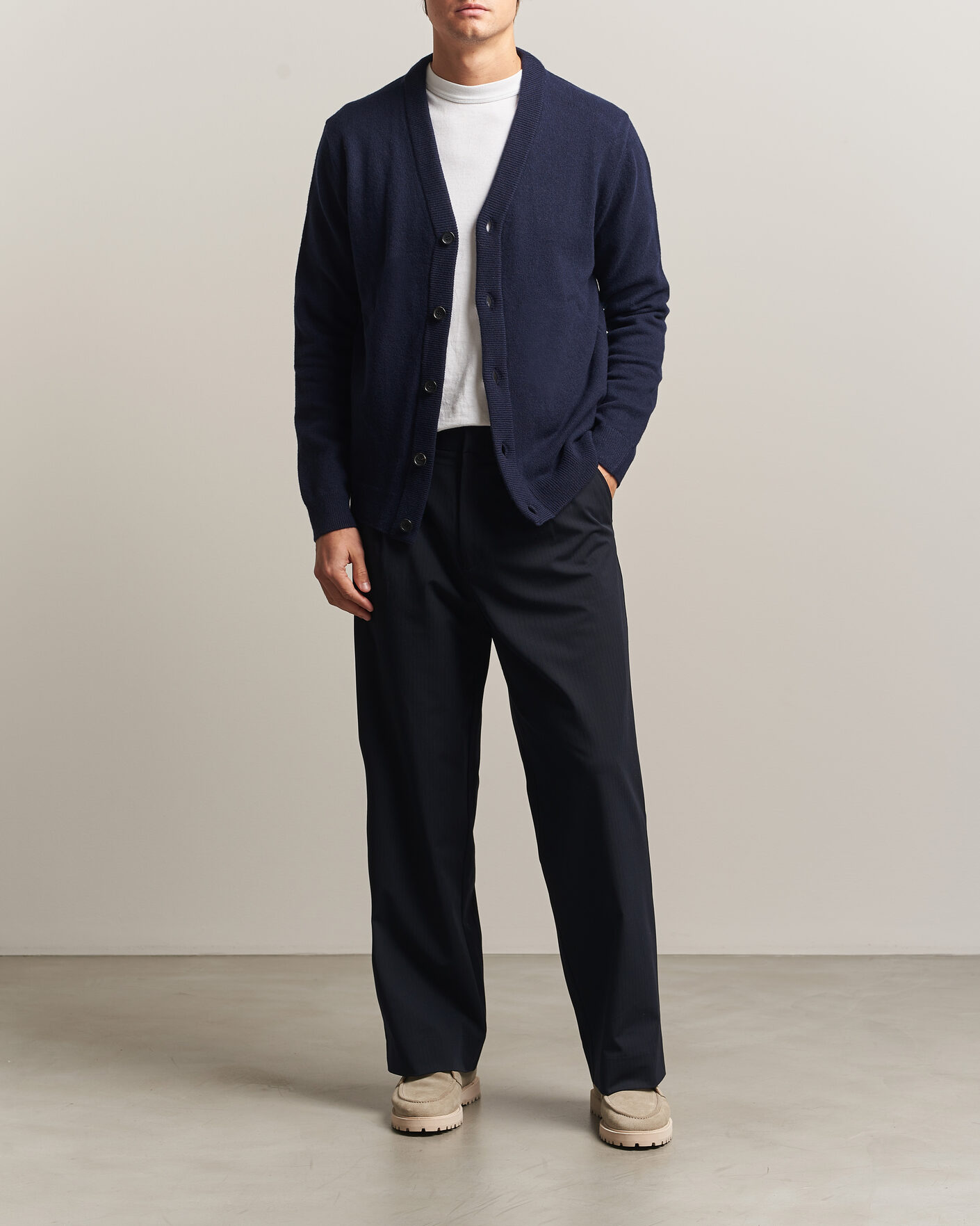 Men | Sweaters & Knitwear | PS Paul Smith | Wool Knitted Cardigan Navy