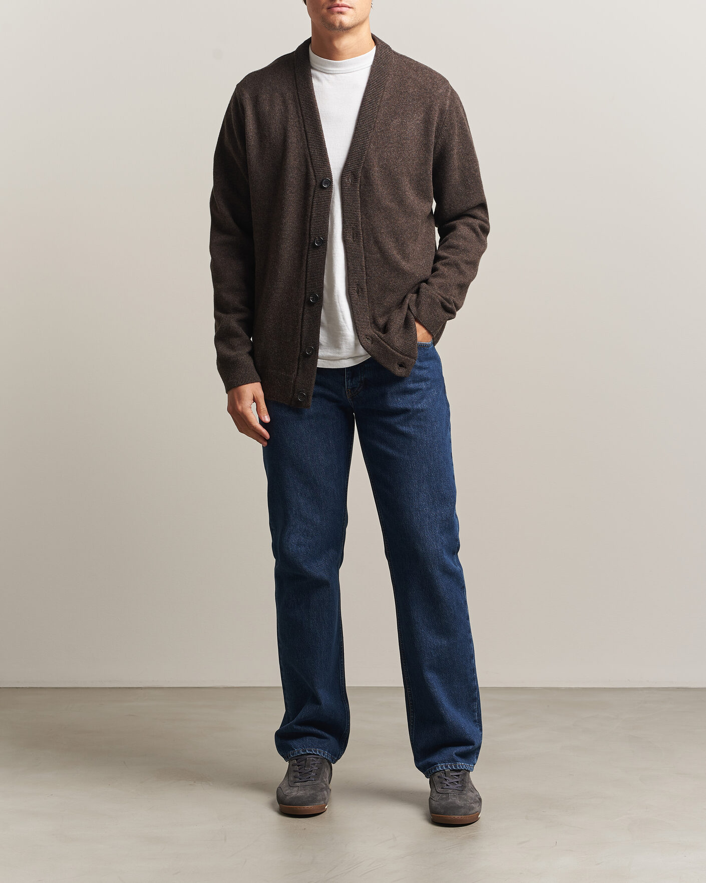 Men | Sweaters & Knitwear | PS Paul Smith | Wool Knitted Cardigan Brown