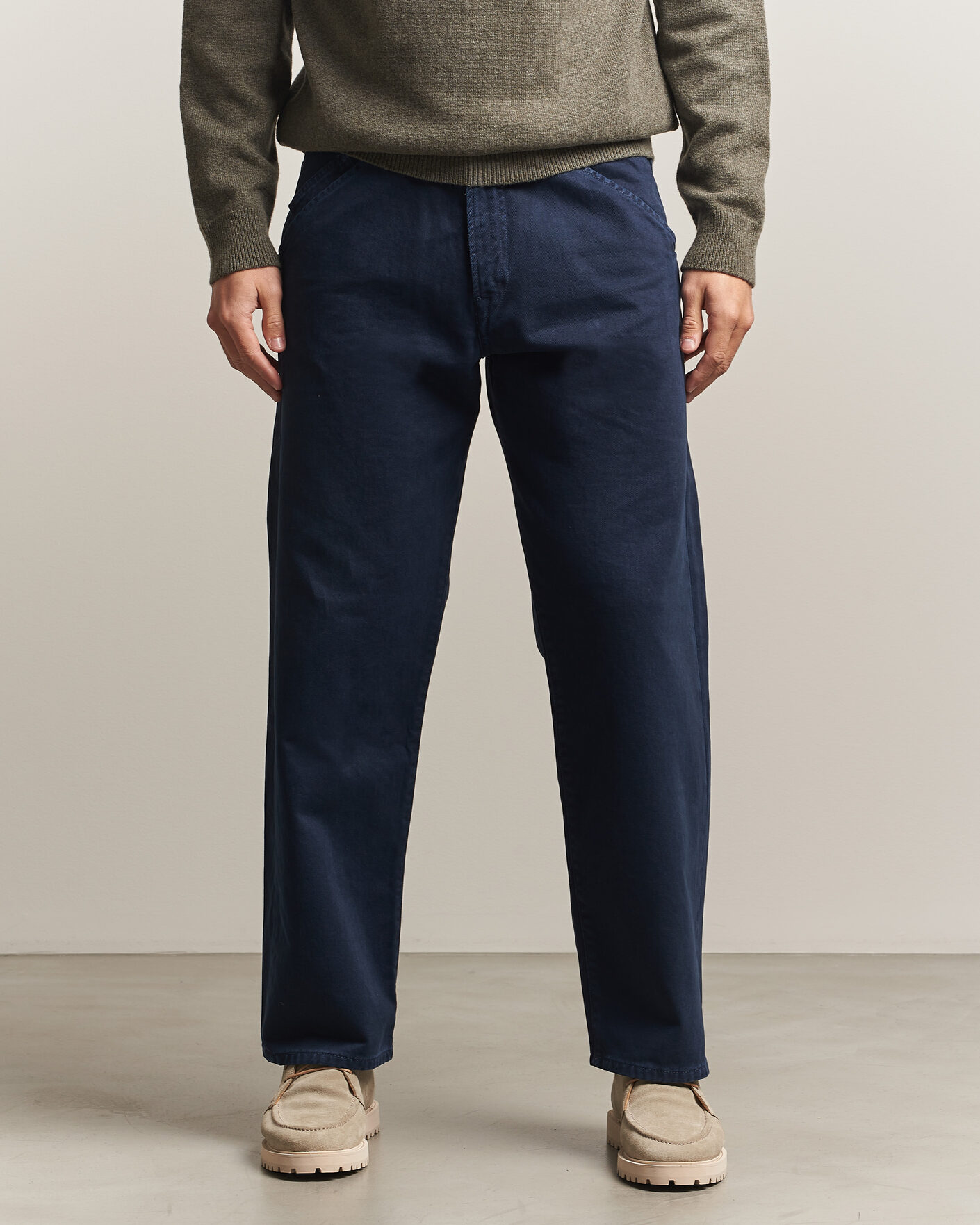 Men | Trousers | PS Paul Smith | Relaxed Fit 5-Pocket Pants Navy
