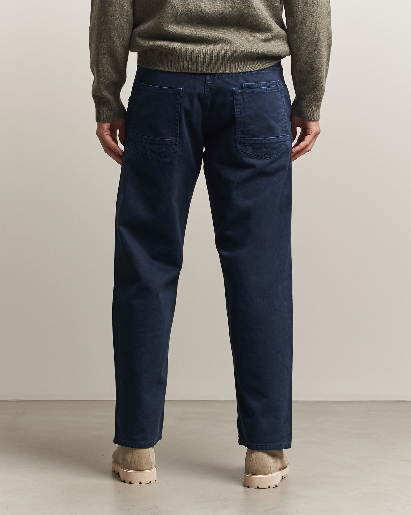 Men | Trousers | PS Paul Smith | Relaxed Fit 5-Pocket Pants Navy