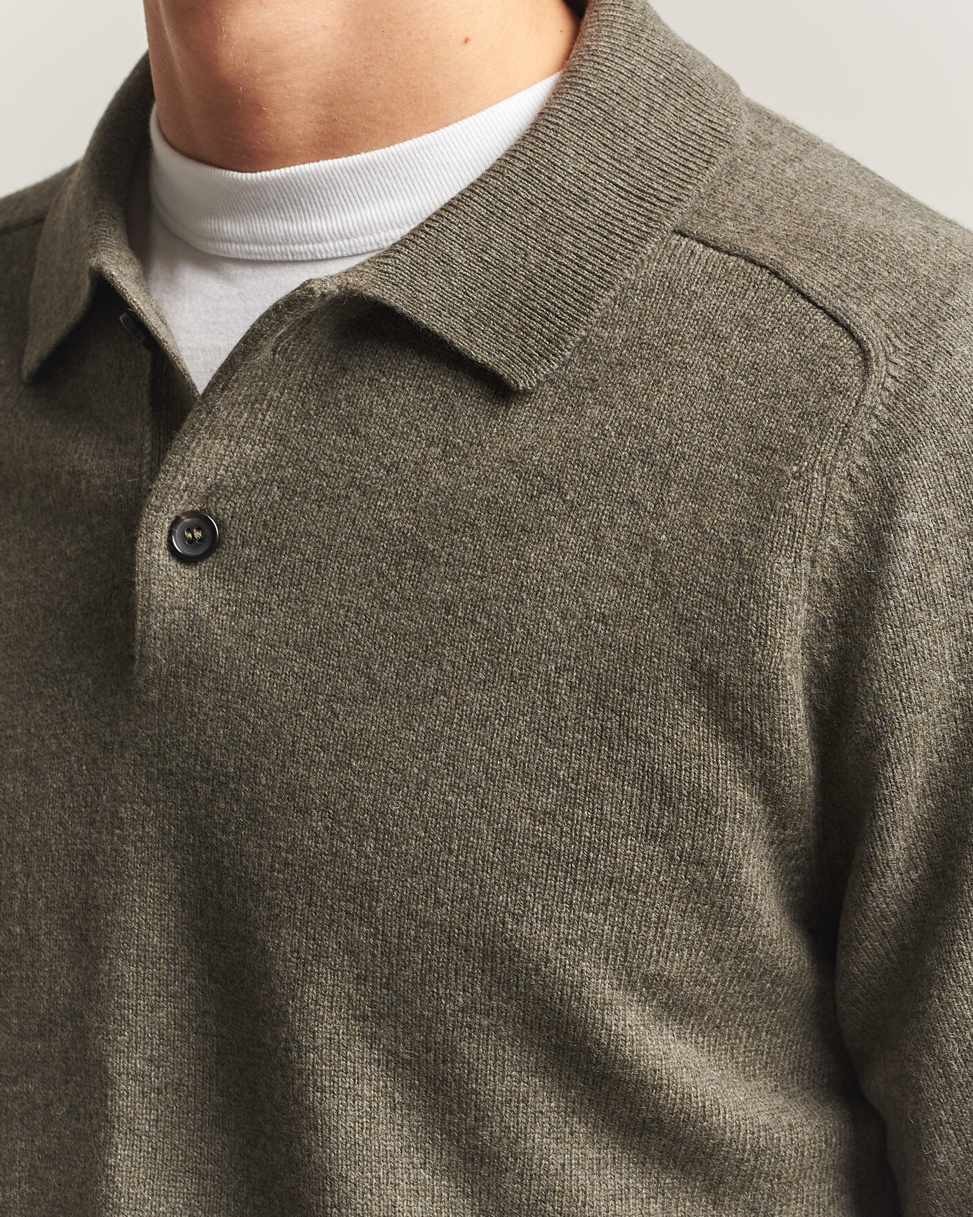 Men | Sweaters & Knitwear | PS Paul Smith | Wool Knitted Polo Green