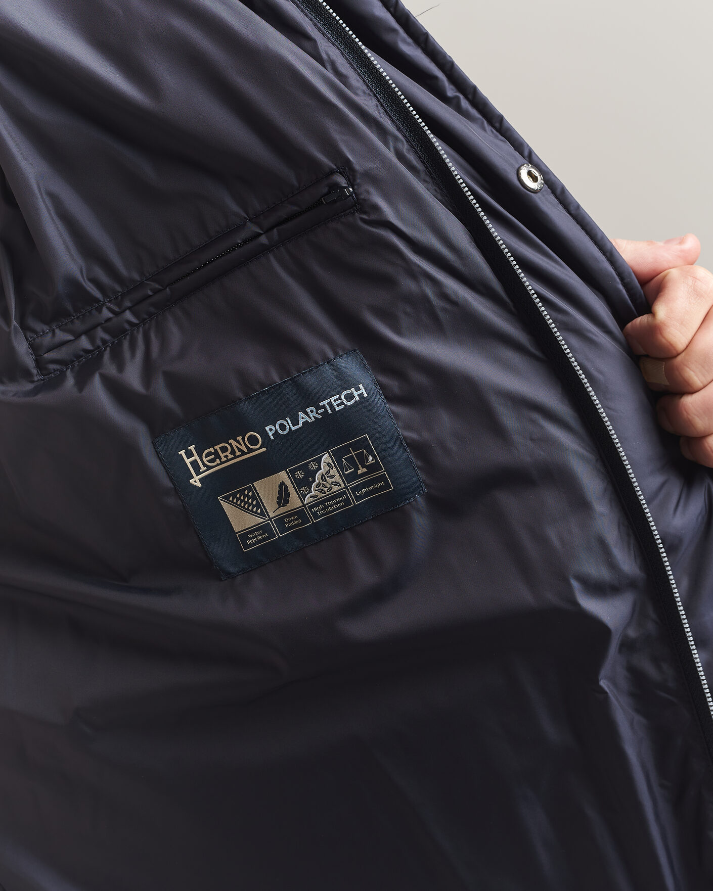 Men | Coats & Jackets | Herno | Chamonix Down Parka Navy