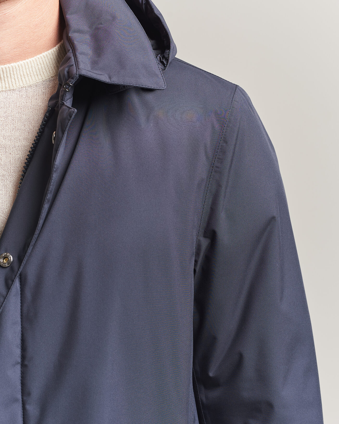 Men | Coats & Jackets | Herno | Waterproof Nylon Coat Navy