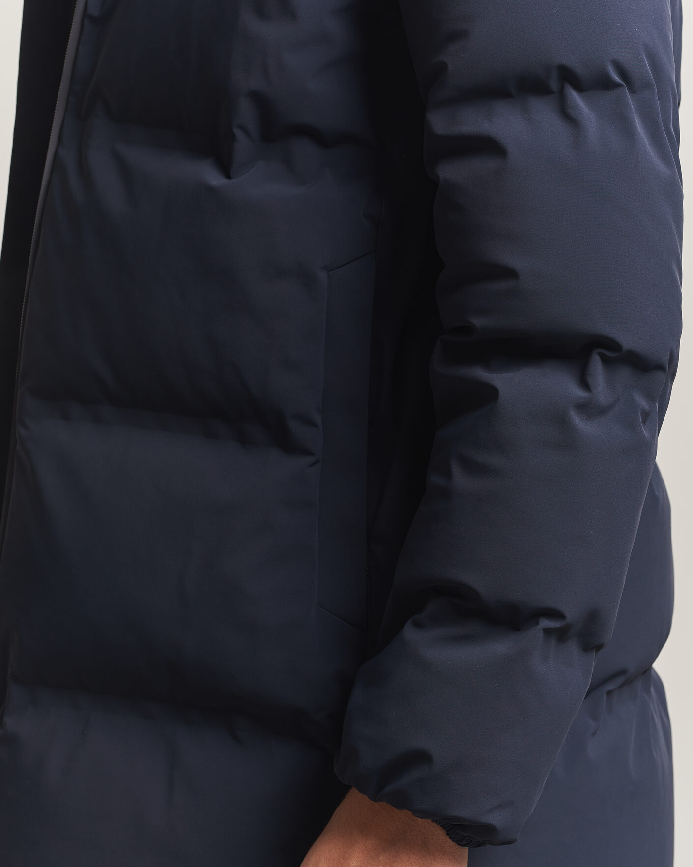 Men | Coats & Jackets | Herno | Waterproof Stretch Down Parka Navy