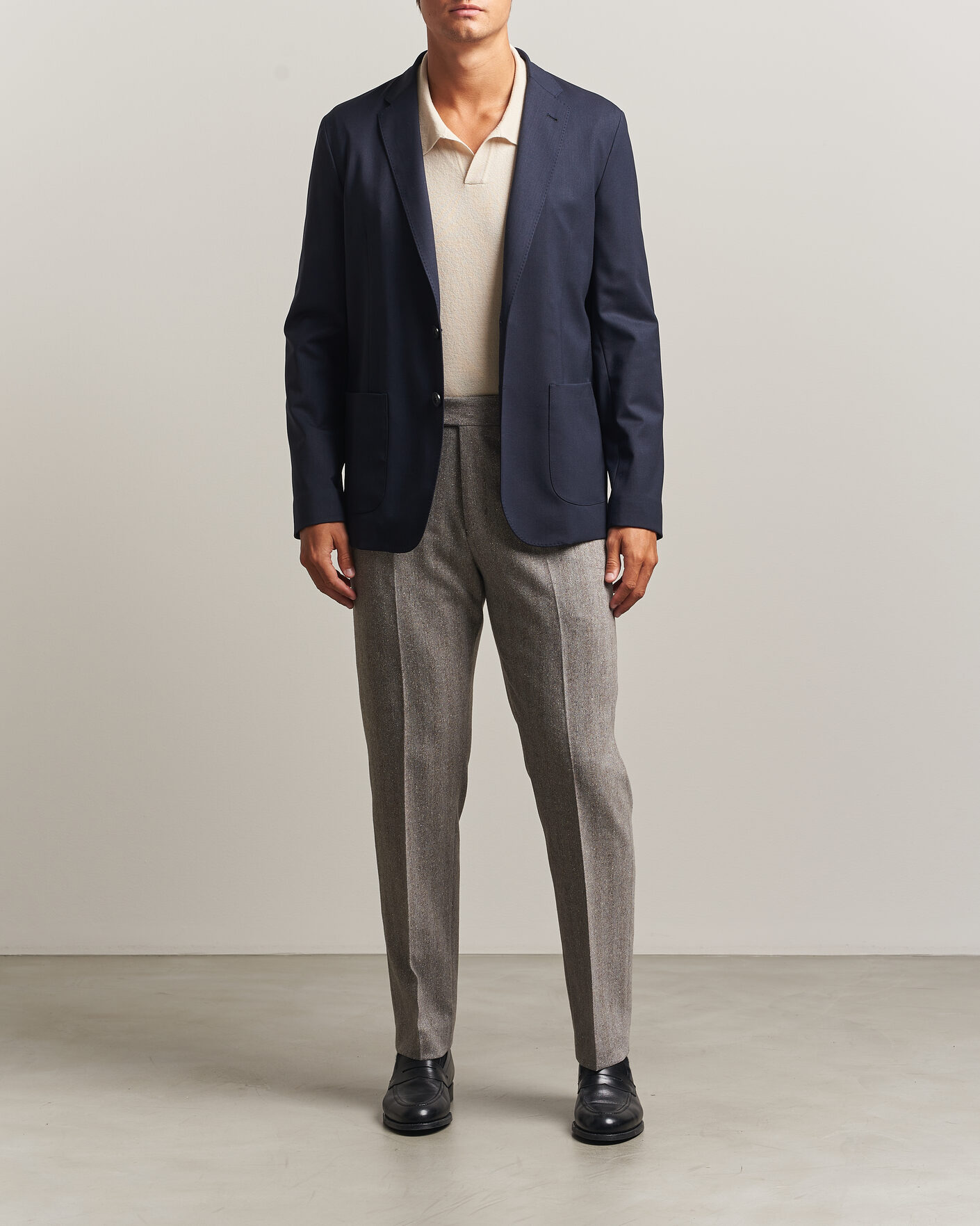 Men | Blazers | Herno | Wool Blazer Navy