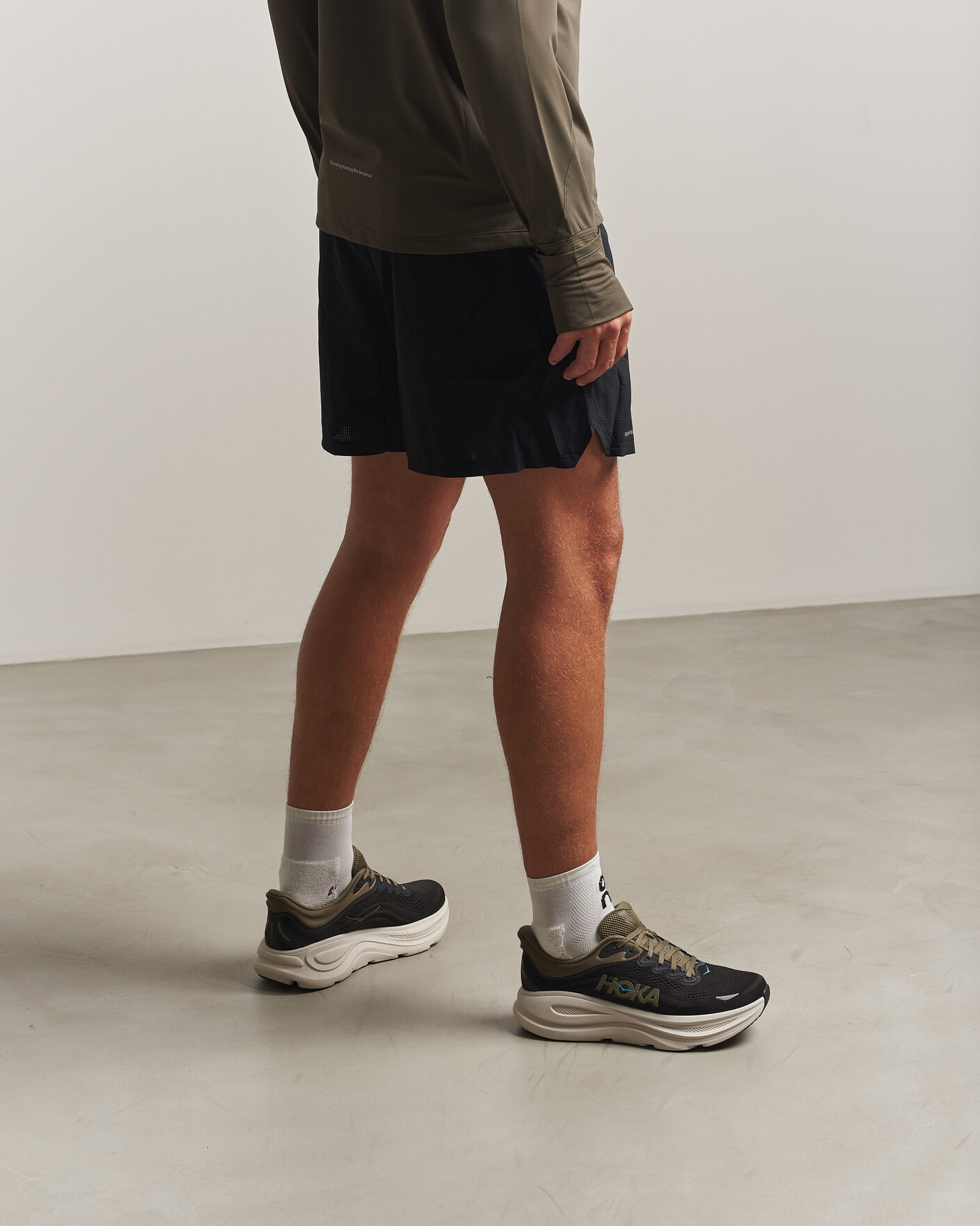 Men | Running shoes | Hoka | Bondi 9 Black/River Rock