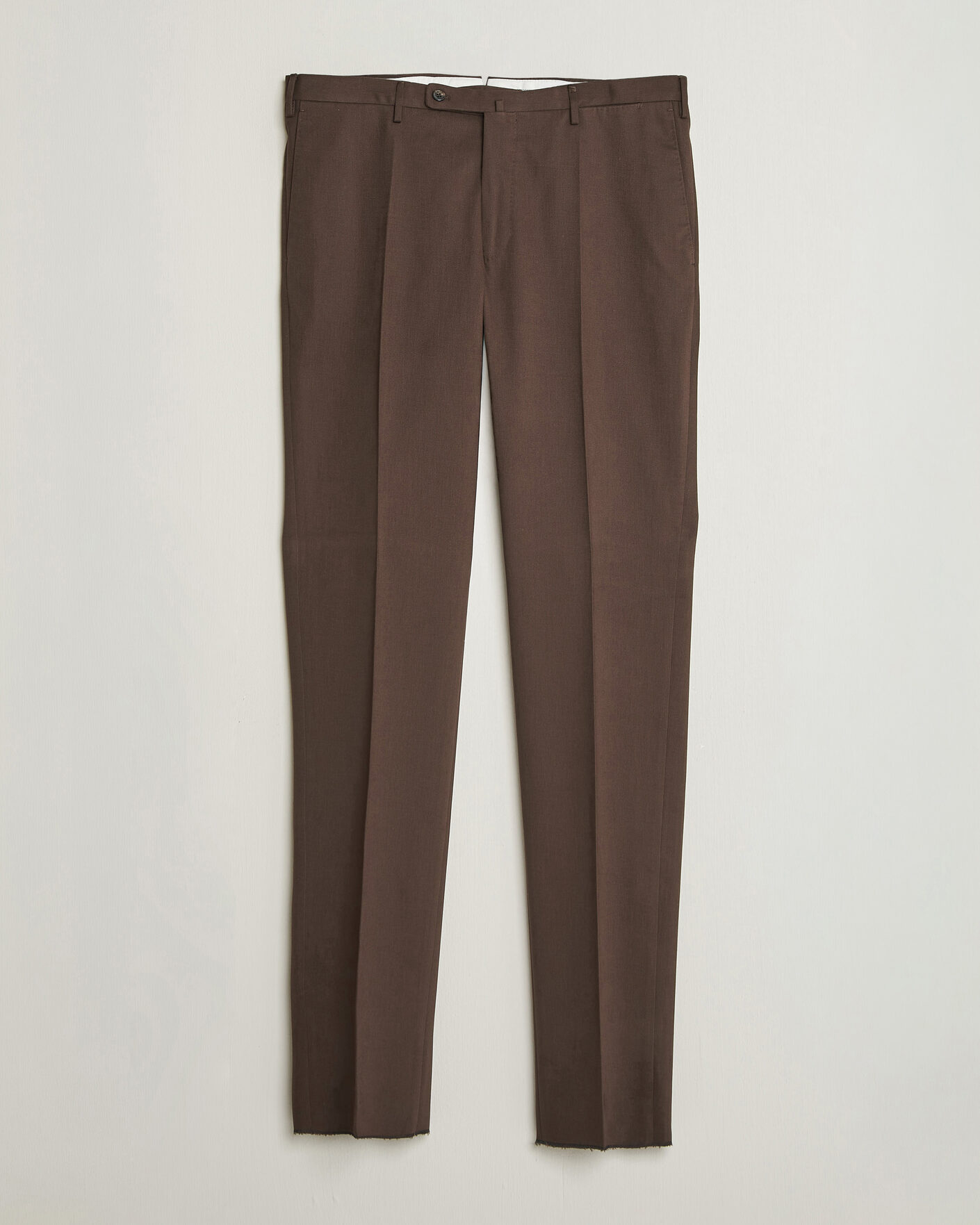 Men | Trousers | Incotex | Regular Fit Cotton/Cashmere Trousers Military