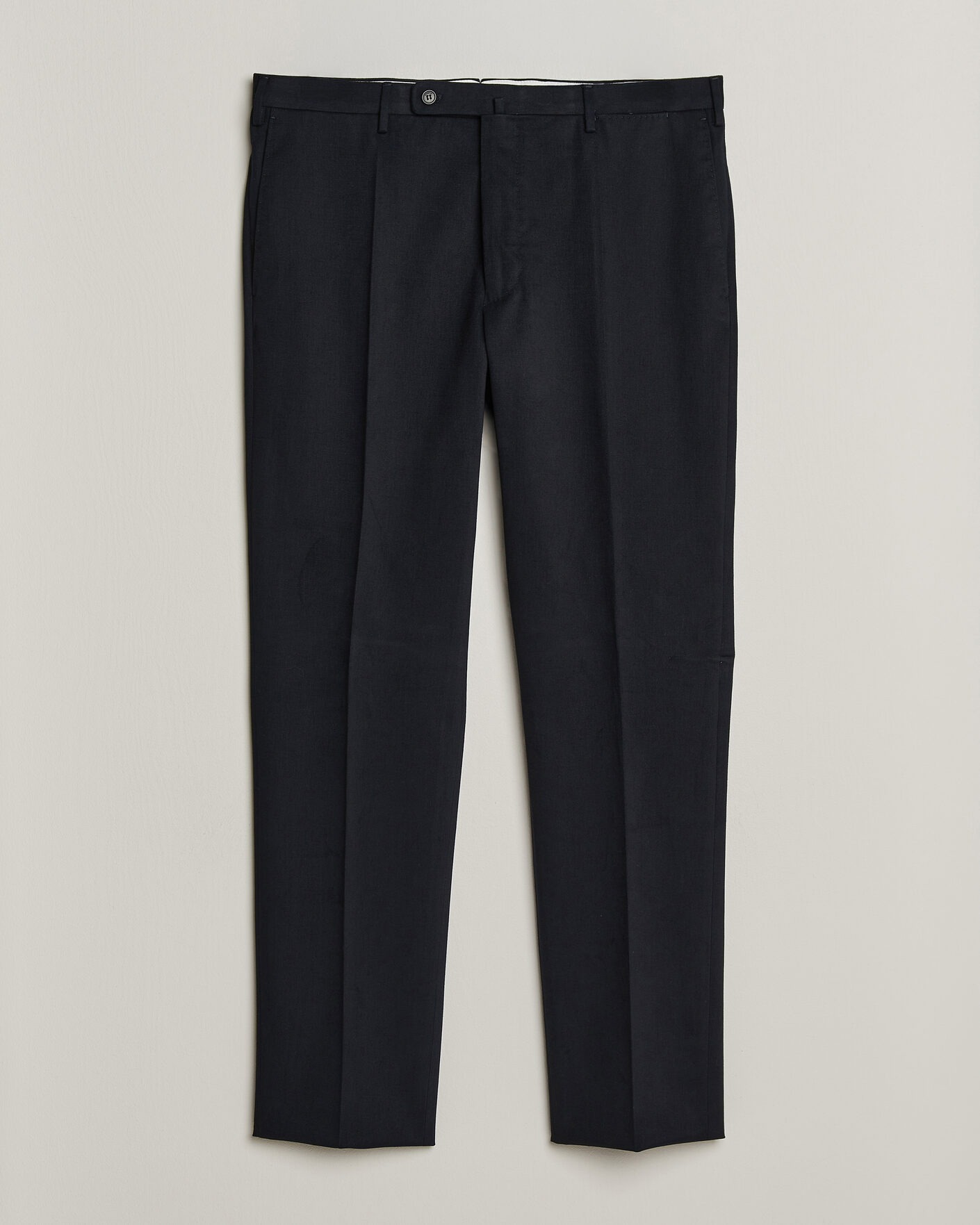 Men | Trousers | Incotex | Regular Fit Cotton/Cashmere Trousers Navy