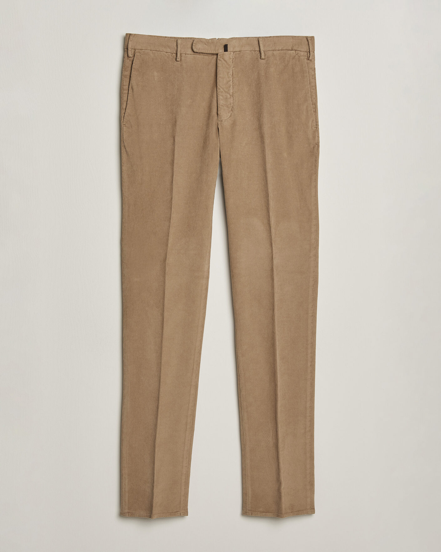 Men | Trousers | Incotex | Slim Fit Baby Corduroy Trousers Beige