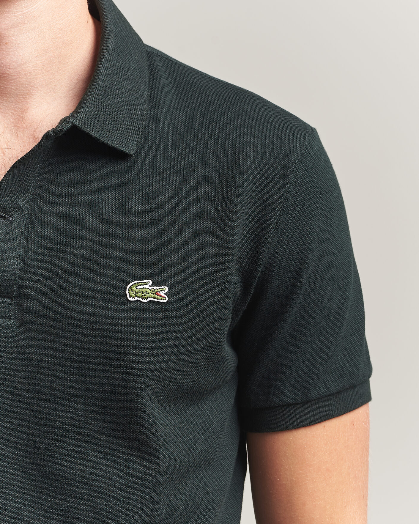 Men | Polo Shirts | Lacoste | Slim Fit Polo Piké Dark Varech