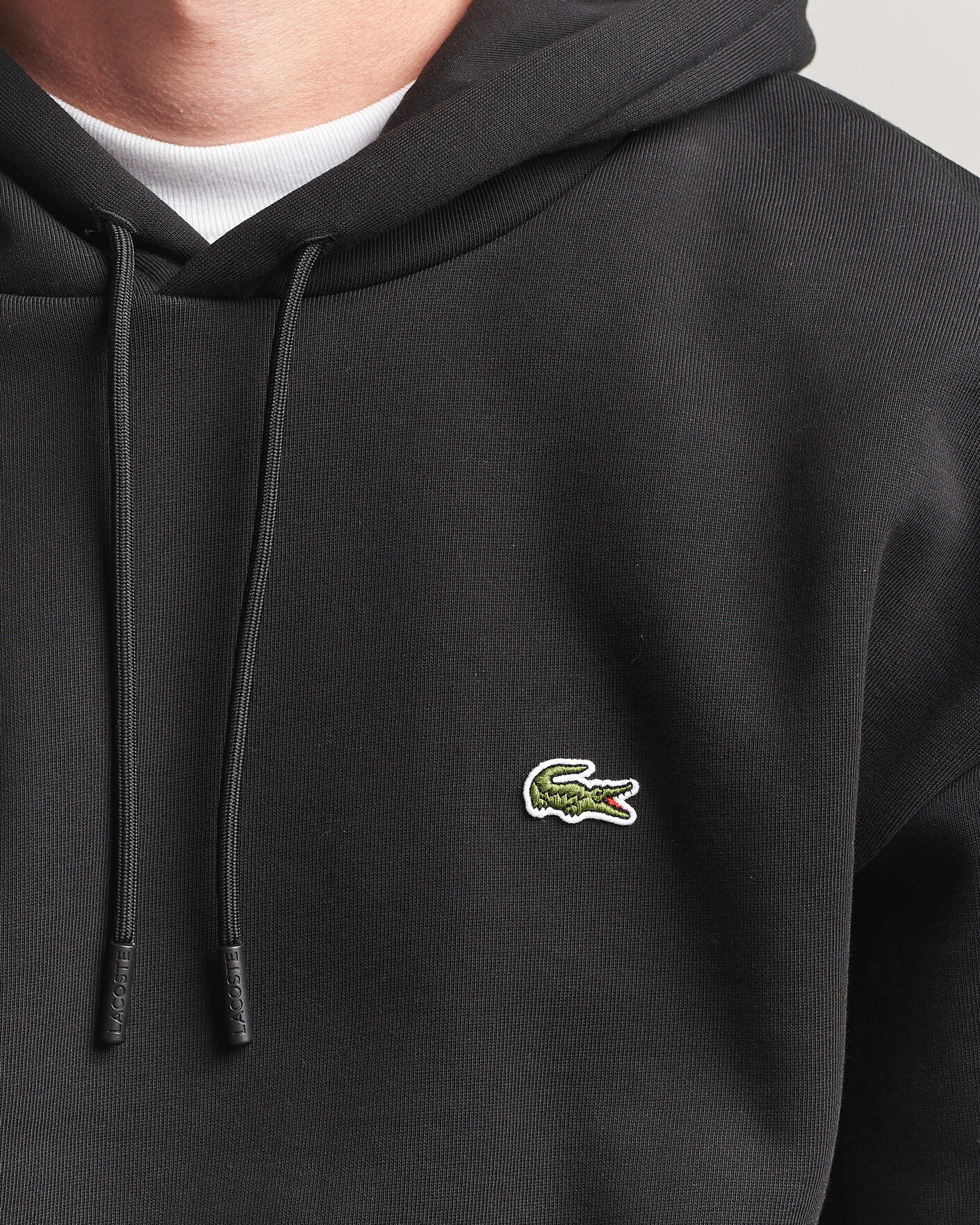 Men | Sweaters & Knitwear | Lacoste | Hoodie Black