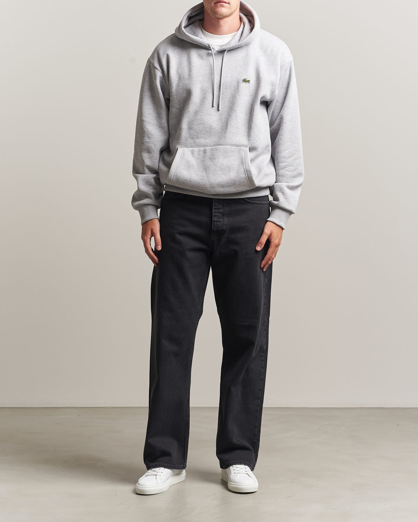 Men | Sweaters & Knitwear | Lacoste | Hoodie Silver Chine