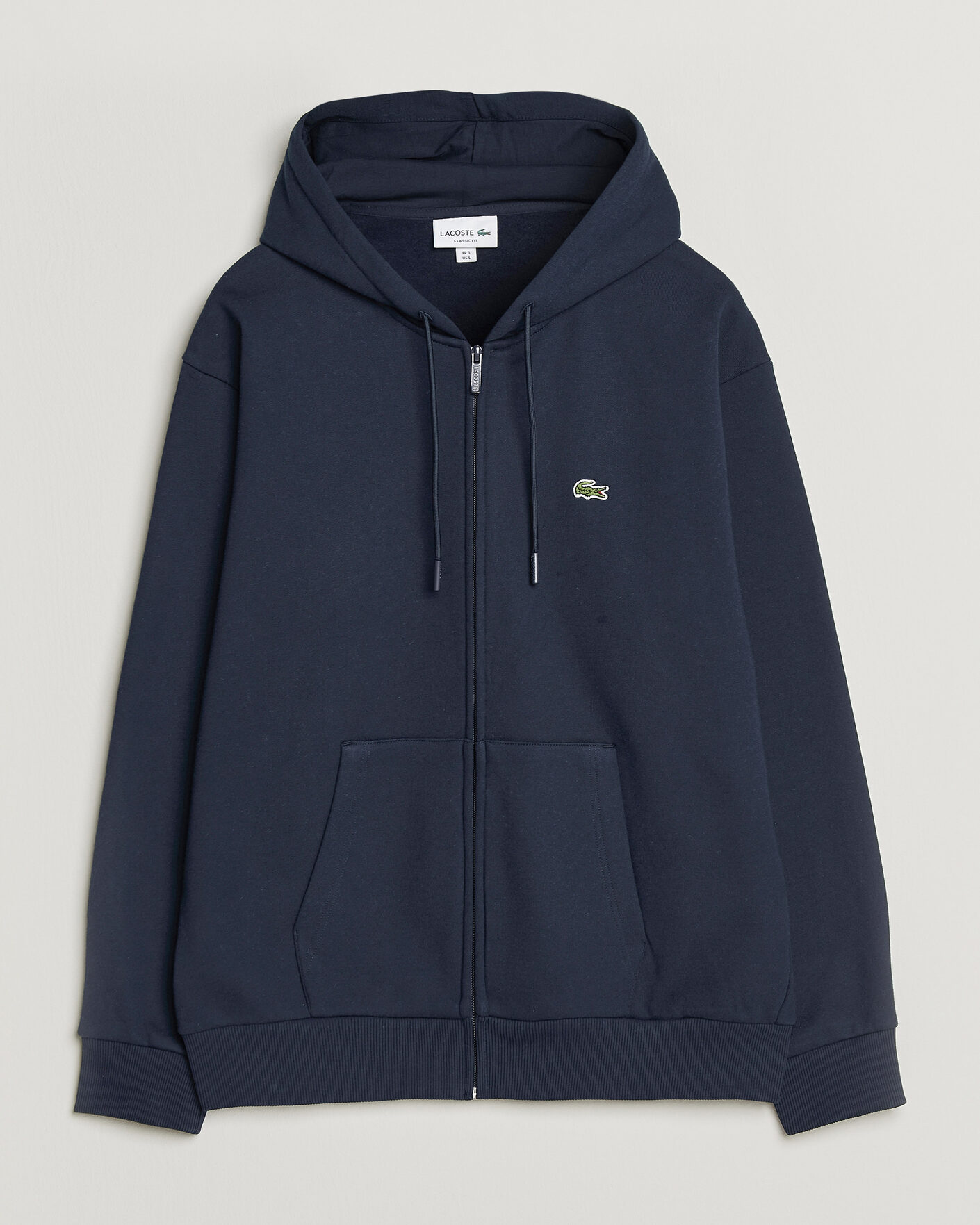 Men | Sweaters & Knitwear | Lacoste | Full Zip Hoodie Navy Blue