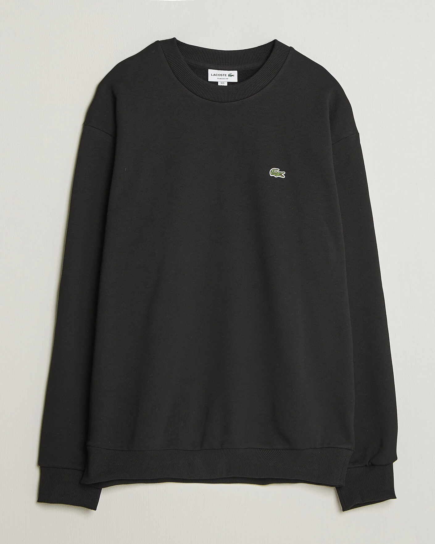Men | Sweaters & Knitwear | Lacoste | Crew Neck Sweatshirt Black