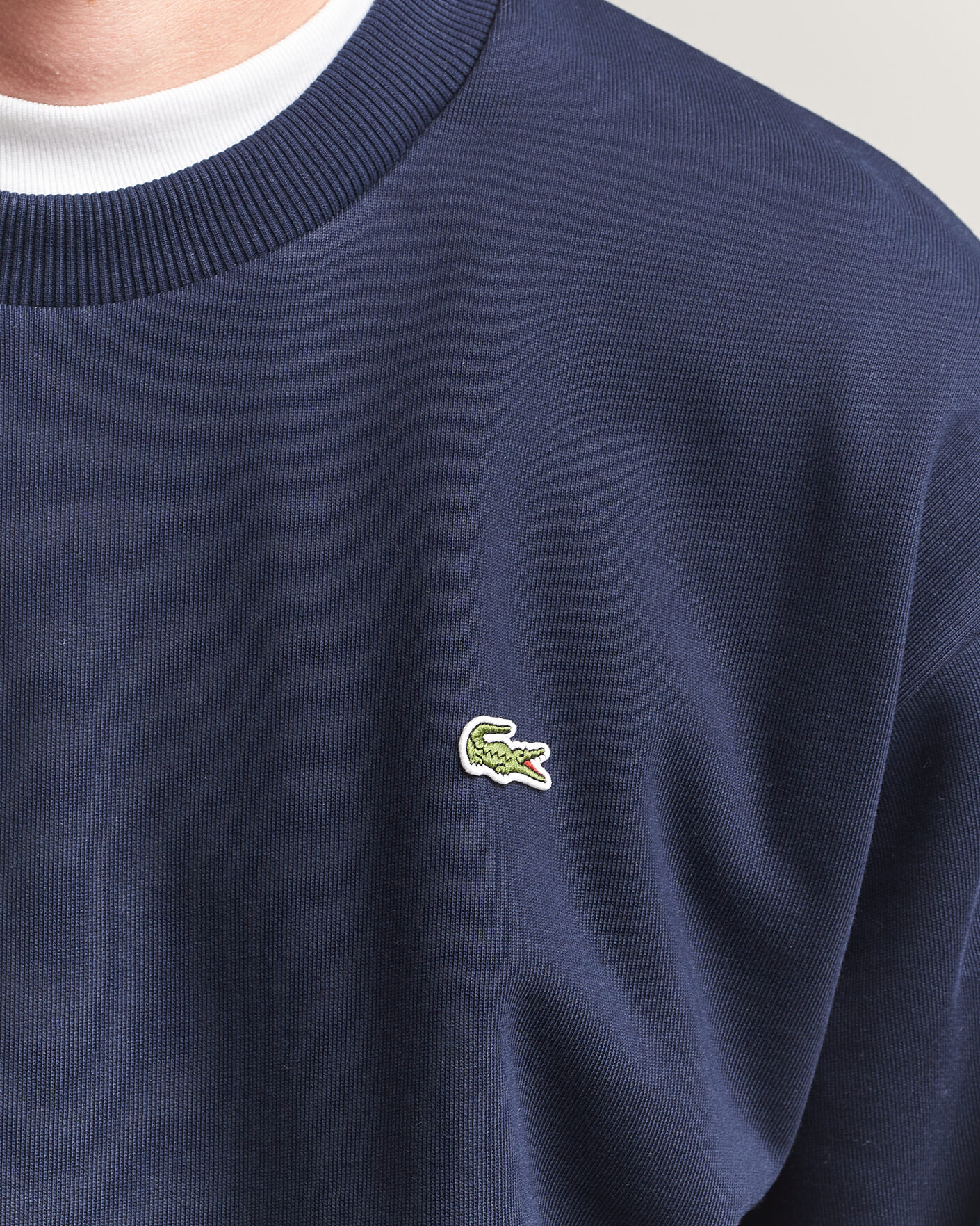 Men | Sweaters & Knitwear | Lacoste | Crew Neck Sweatshirt Navy Blue