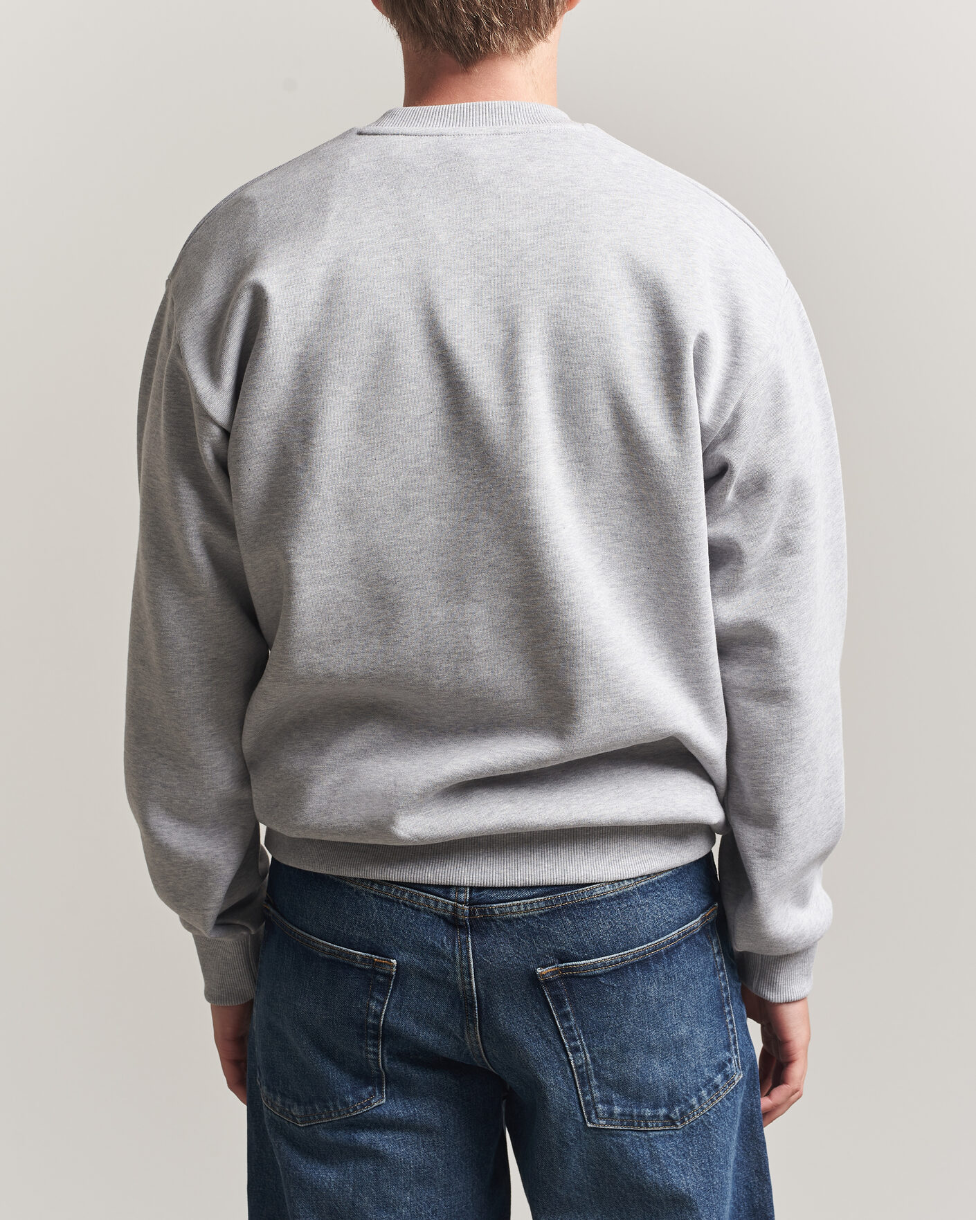 Men | Sweaters & Knitwear | Lacoste | Crew Neck Sweatshirt Silver Chine