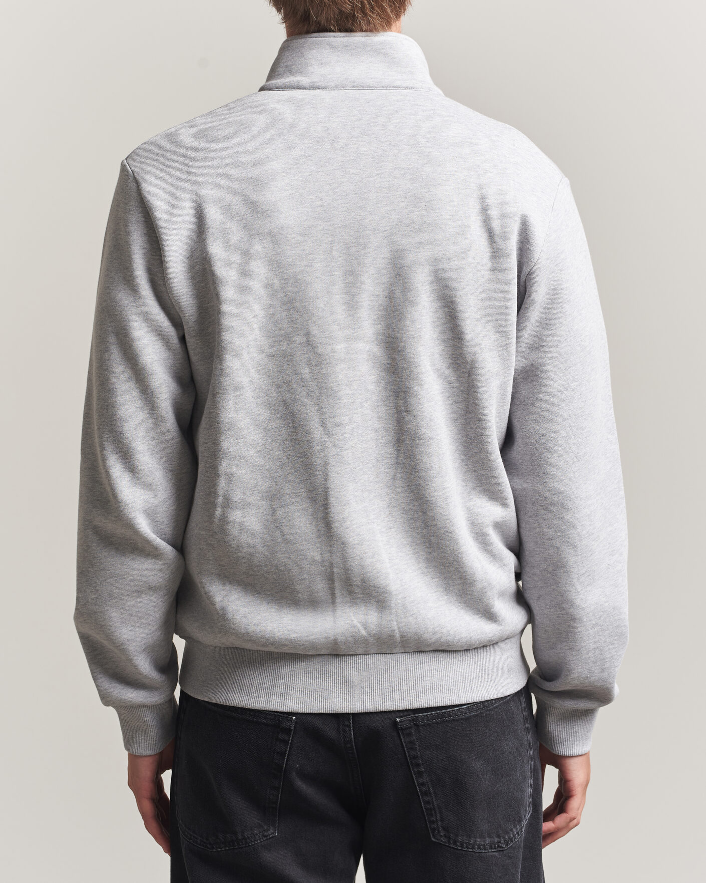 Men | Sweaters & Knitwear | Lacoste | Full Zip Sweater Silver Chine