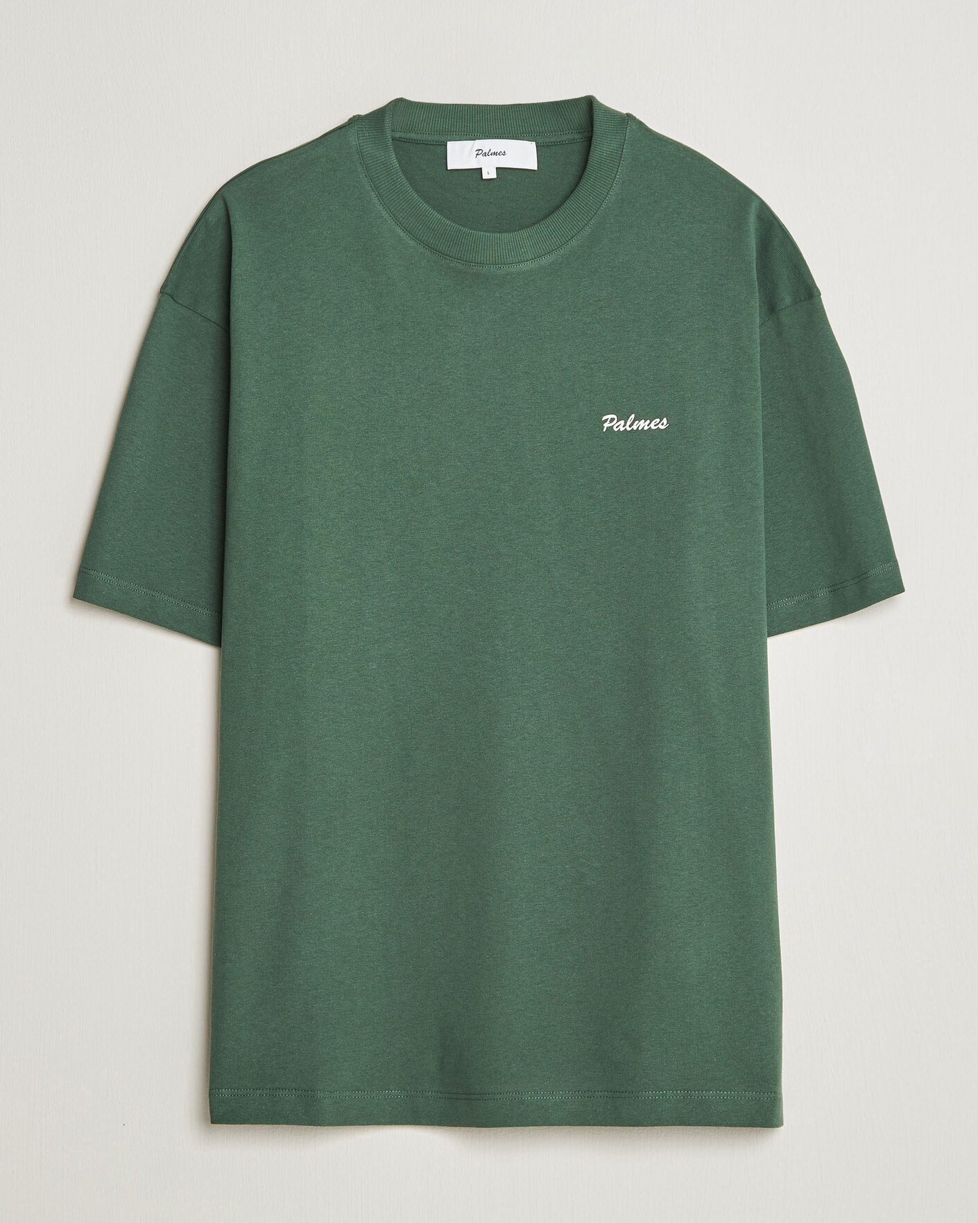 Men | T-Shirts | Palmes | Logo T-Shirt Dark Green