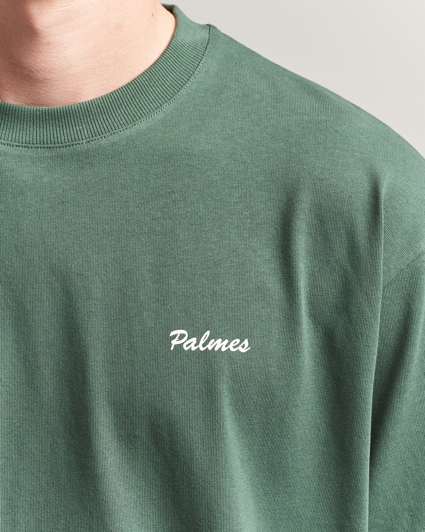 Men | T-Shirts | Palmes | Logo T-Shirt Dark Green