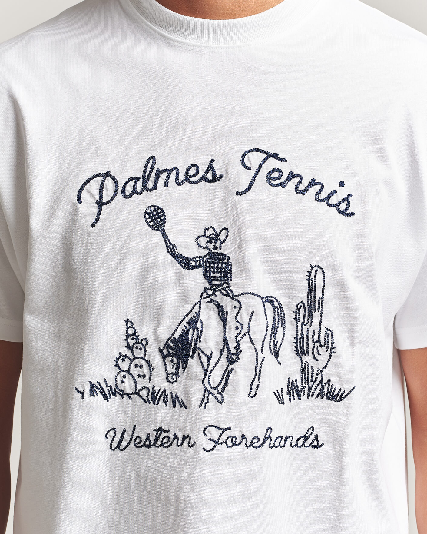 Men | T-Shirts | Palmes | Western T-Shirt White