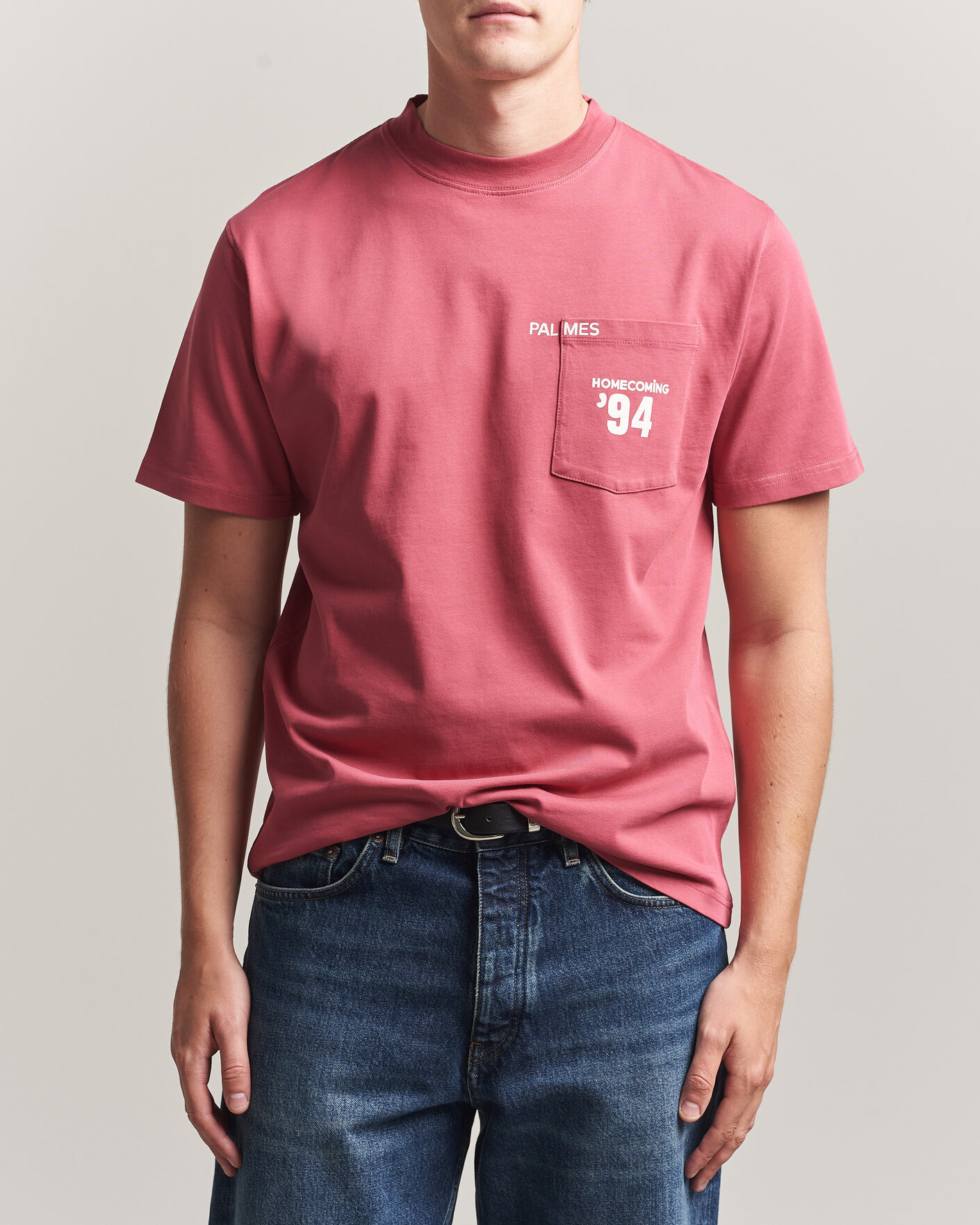 Men | T-Shirts | Palmes | Forever Pocket T-Shirt Red