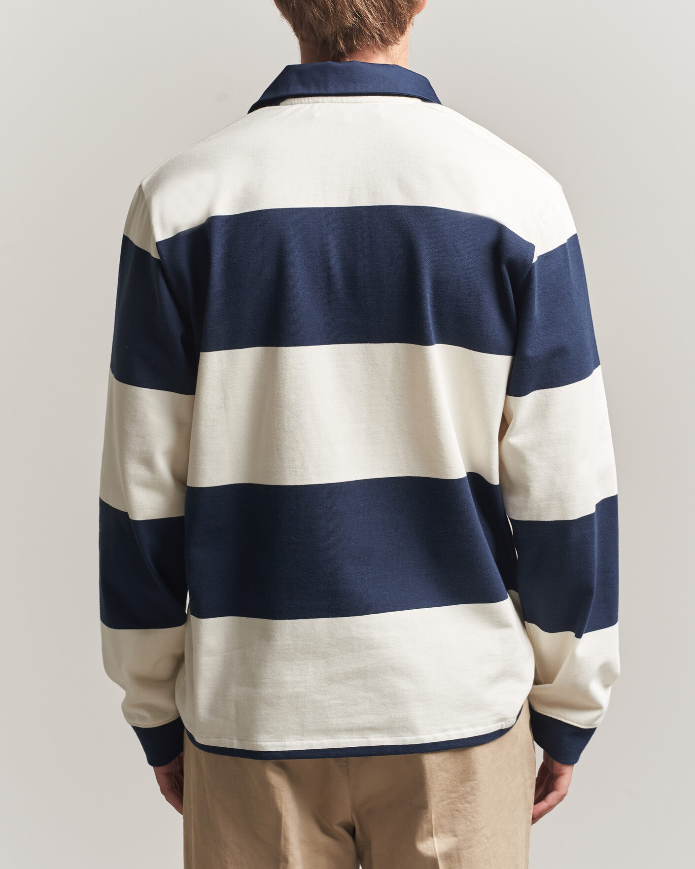 Men | Sweaters & Knitwear | Palmes | Ball Rugby Shirt Navy Stripe