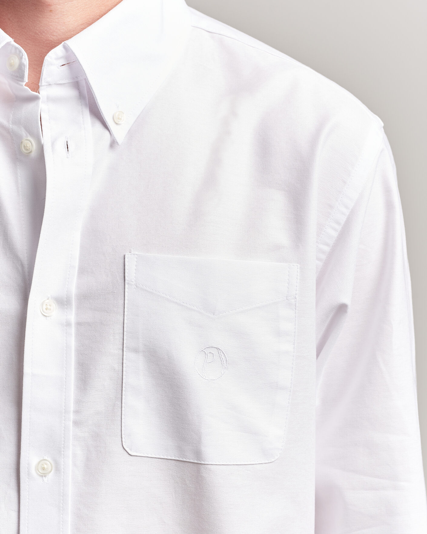 Men | Shirts | Palmes | Deuce Oxford Shirt White