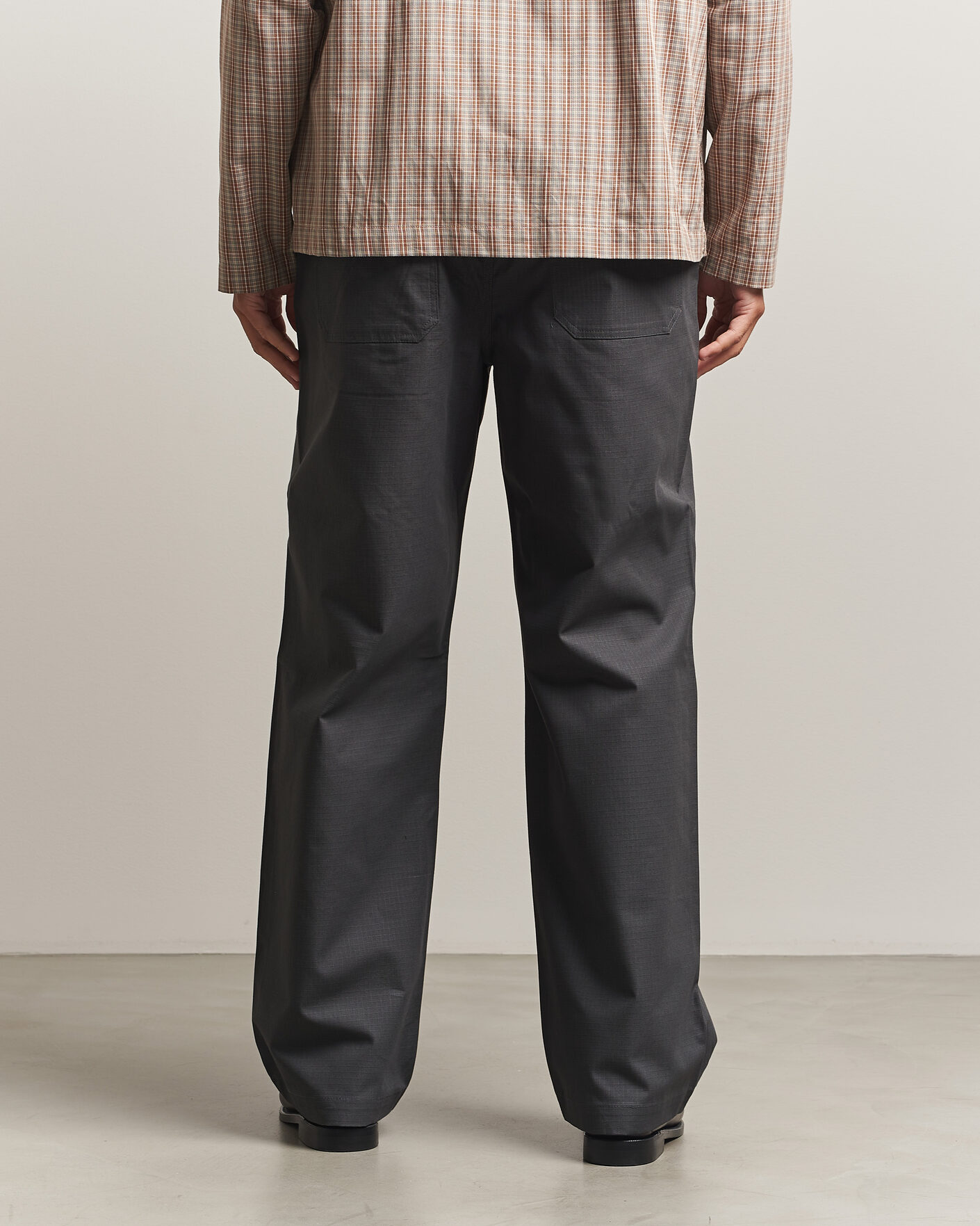 Men | Trousers | Palmes | Lucien Ripstop Trousers Charcoal