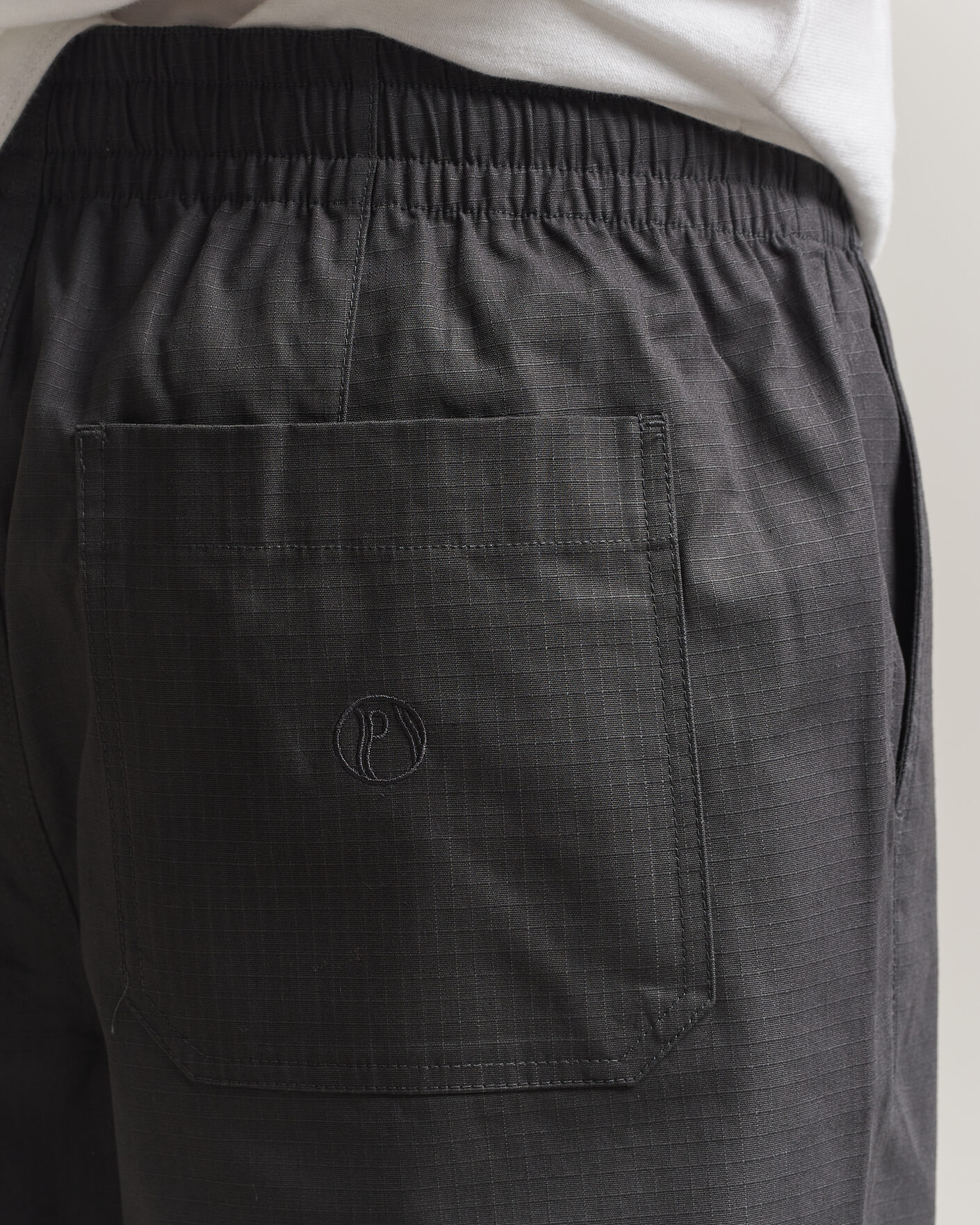 Men | Trousers | Palmes | Lucien Ripstop Trousers Charcoal