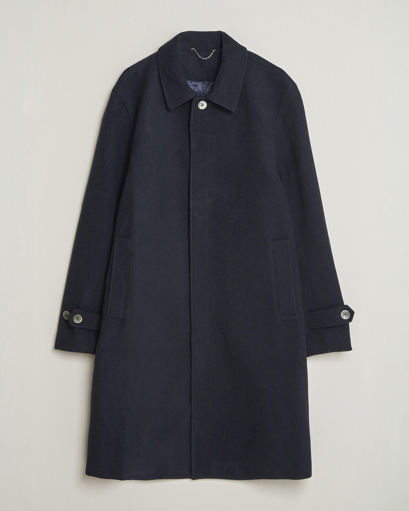 Men | Coats & Jackets | Palmes | Cedric Wool Coat Navy