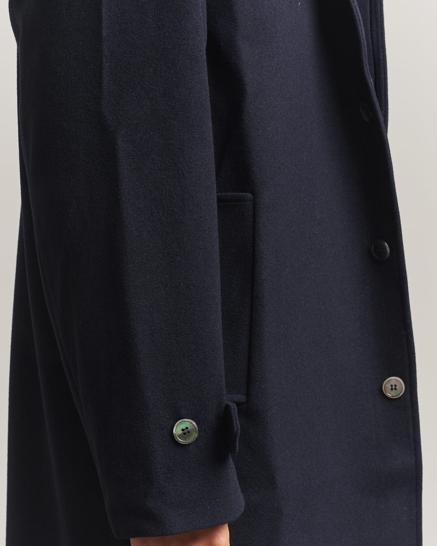 Men | Coats & Jackets | Palmes | Cedric Wool Coat Navy