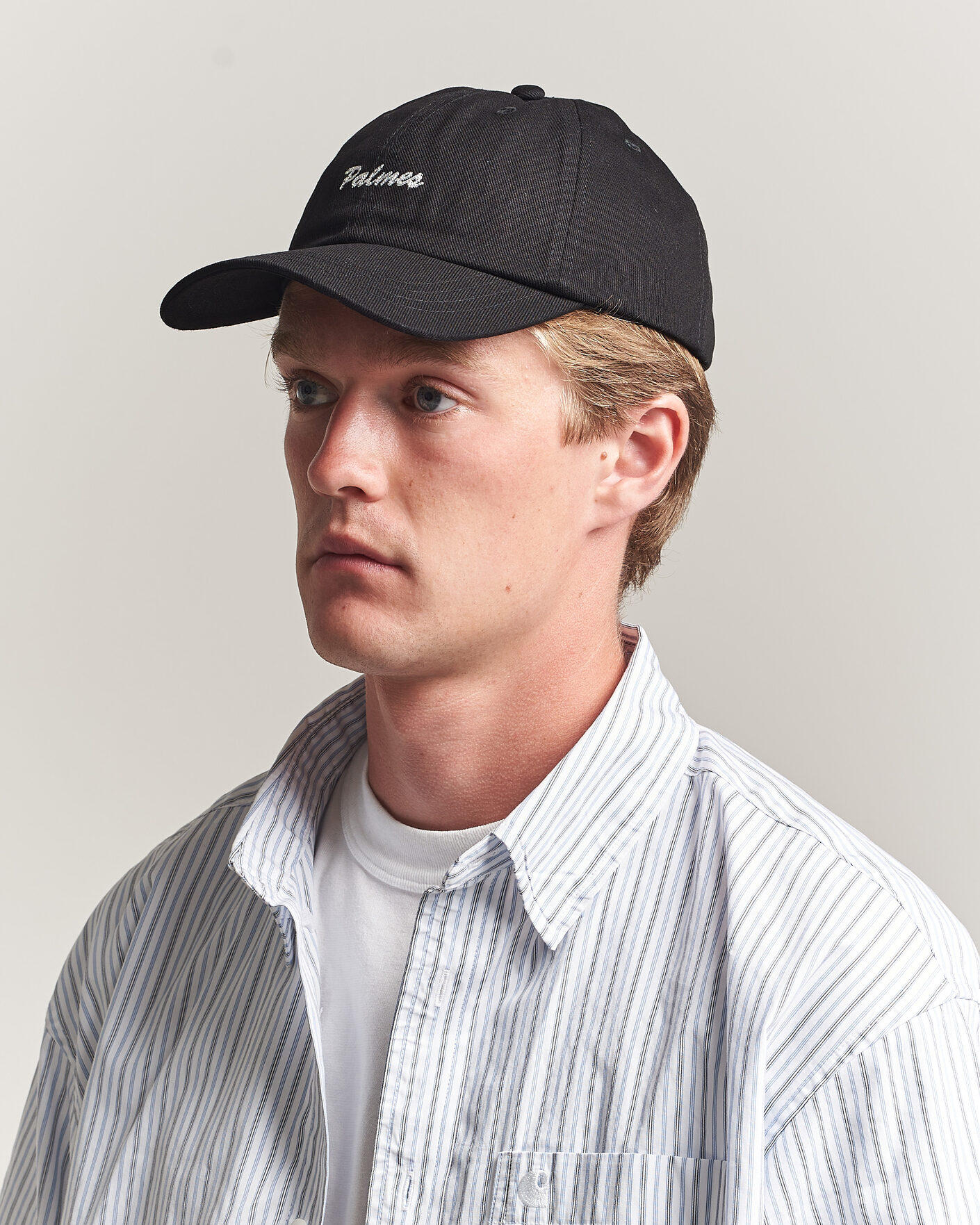 Men | Hats & Caps | Palmes | Logo 6-Panel Cap Black