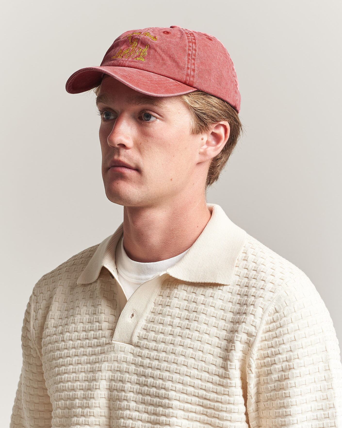 Men | Hats & Caps | Palmes | Western 6-Panel Cap Red